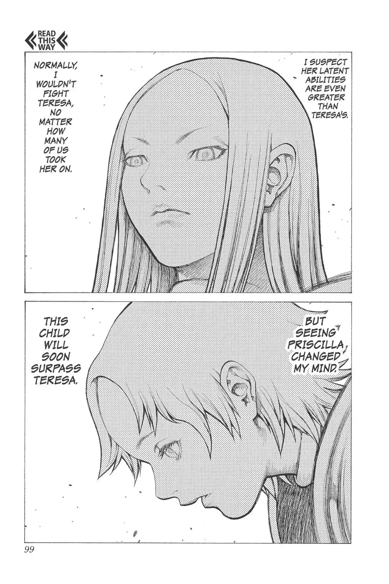 Claymore Chapter 18 page 28 - Chapter 18: Vol.4 Scene 18: Marked for Death, Part 1