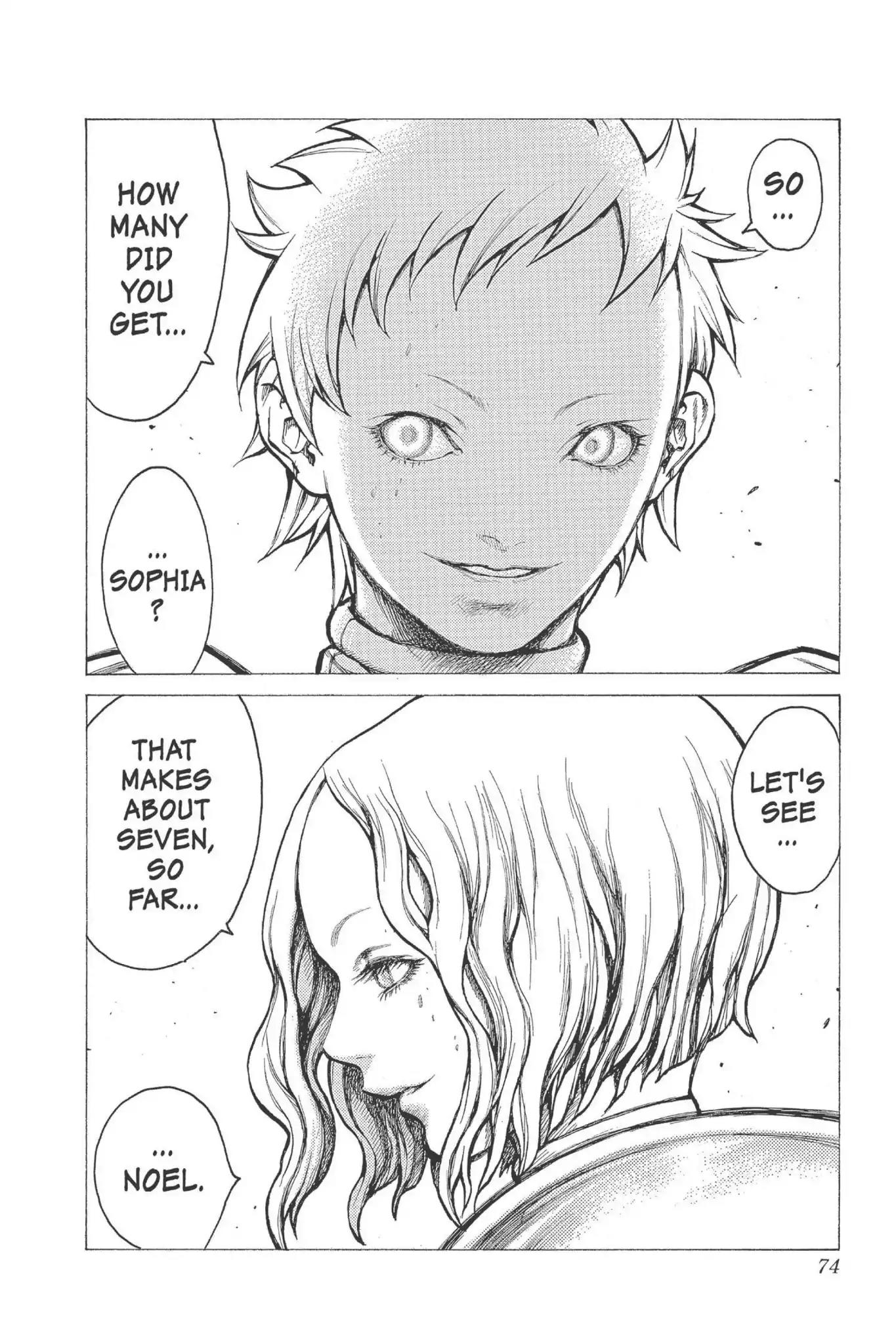 Claymore Chapter 18 page 3 - Chapter 18: Vol.4 Scene 18: Marked for Death, Part 1