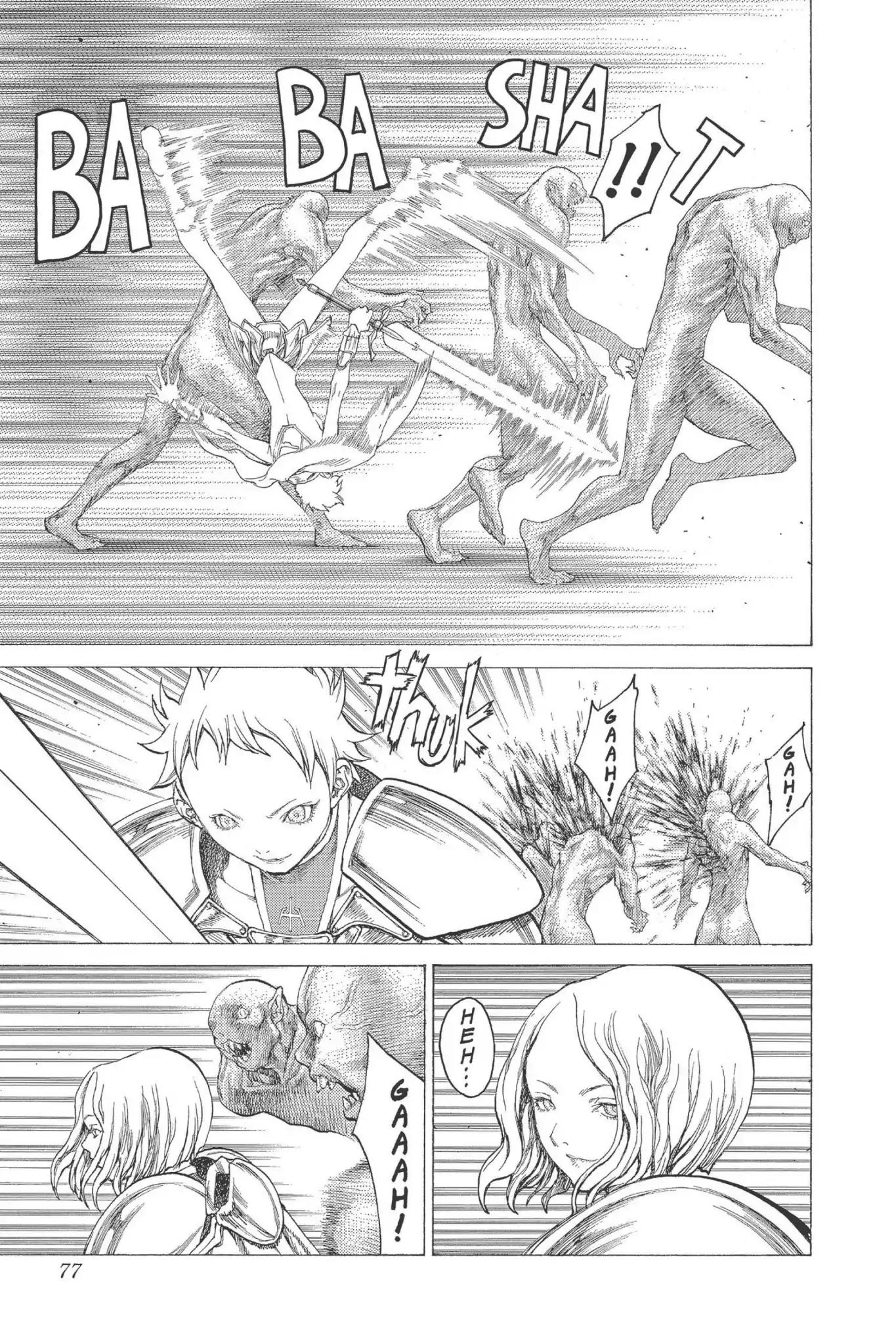 Claymore Chapter 18 page 6 - Chapter 18: Vol.4 Scene 18: Marked for Death, Part 1