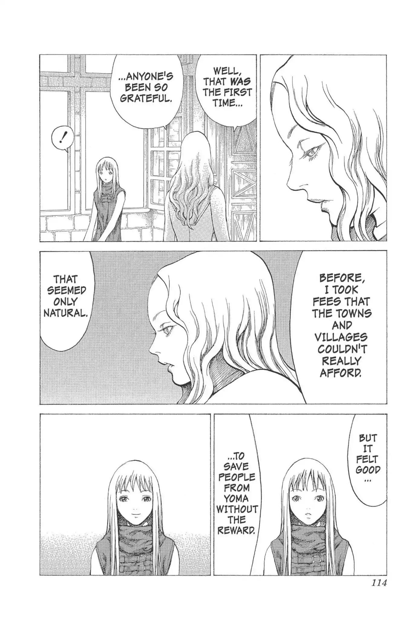 Claymore Chapter 19 page 11 - Chapter 19: Vol.4 Scene 19: Marked for Death, Part 2