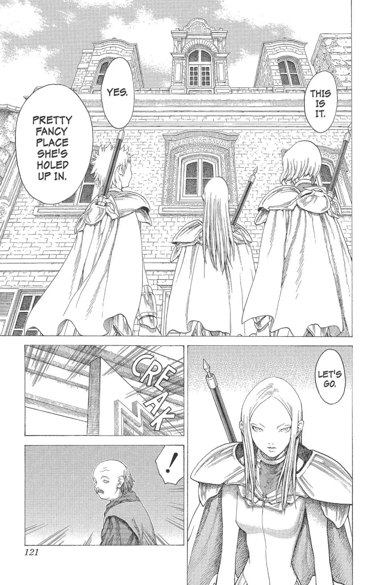 Claymore Chapter 19 page 18 - Chapter 19: Vol.4 Scene 19: Marked for Death, Part 2