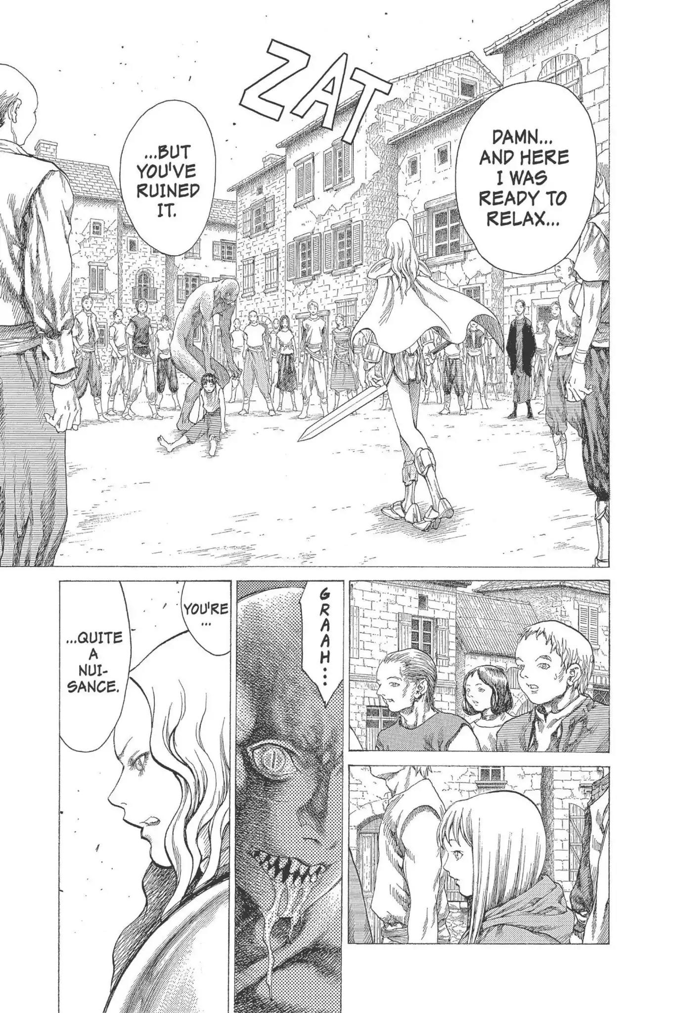 Claymore Chapter 19 page 4 - Chapter 19: Vol.4 Scene 19: Marked for Death, Part 2
