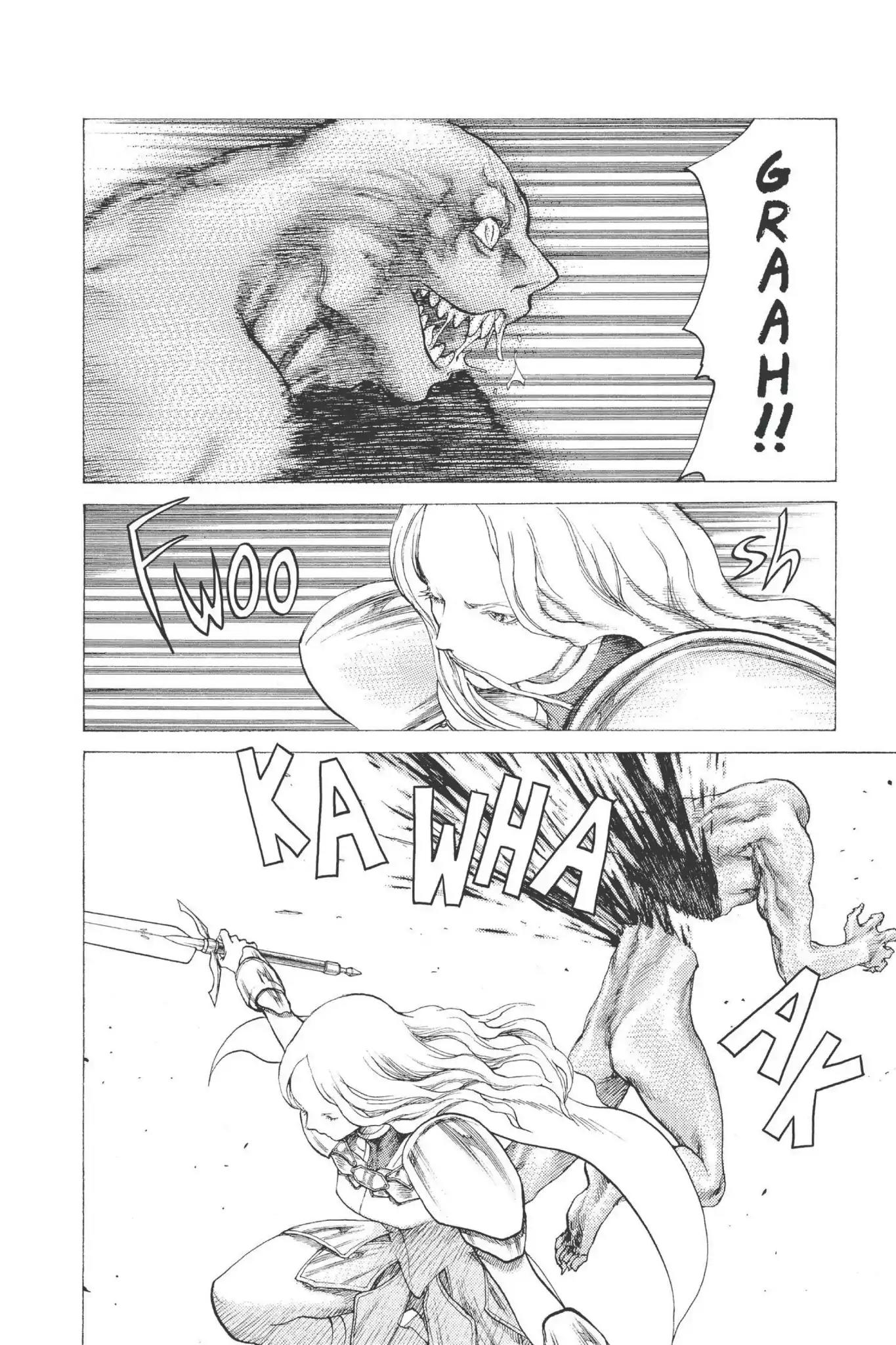 Claymore Chapter 19 page 5 - Chapter 19: Vol.4 Scene 19: Marked for Death, Part 2