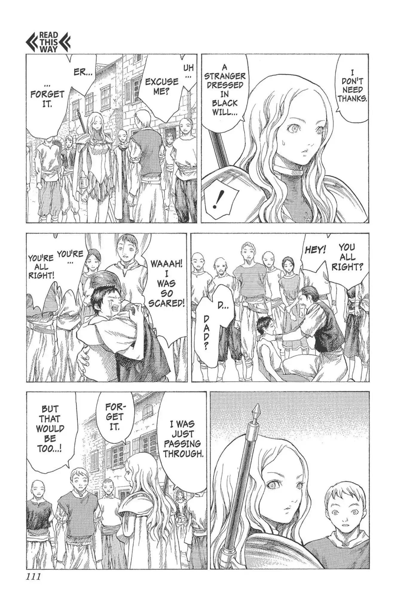 Claymore Chapter 19 page 8 - Chapter 19: Vol.4 Scene 19: Marked for Death, Part 2