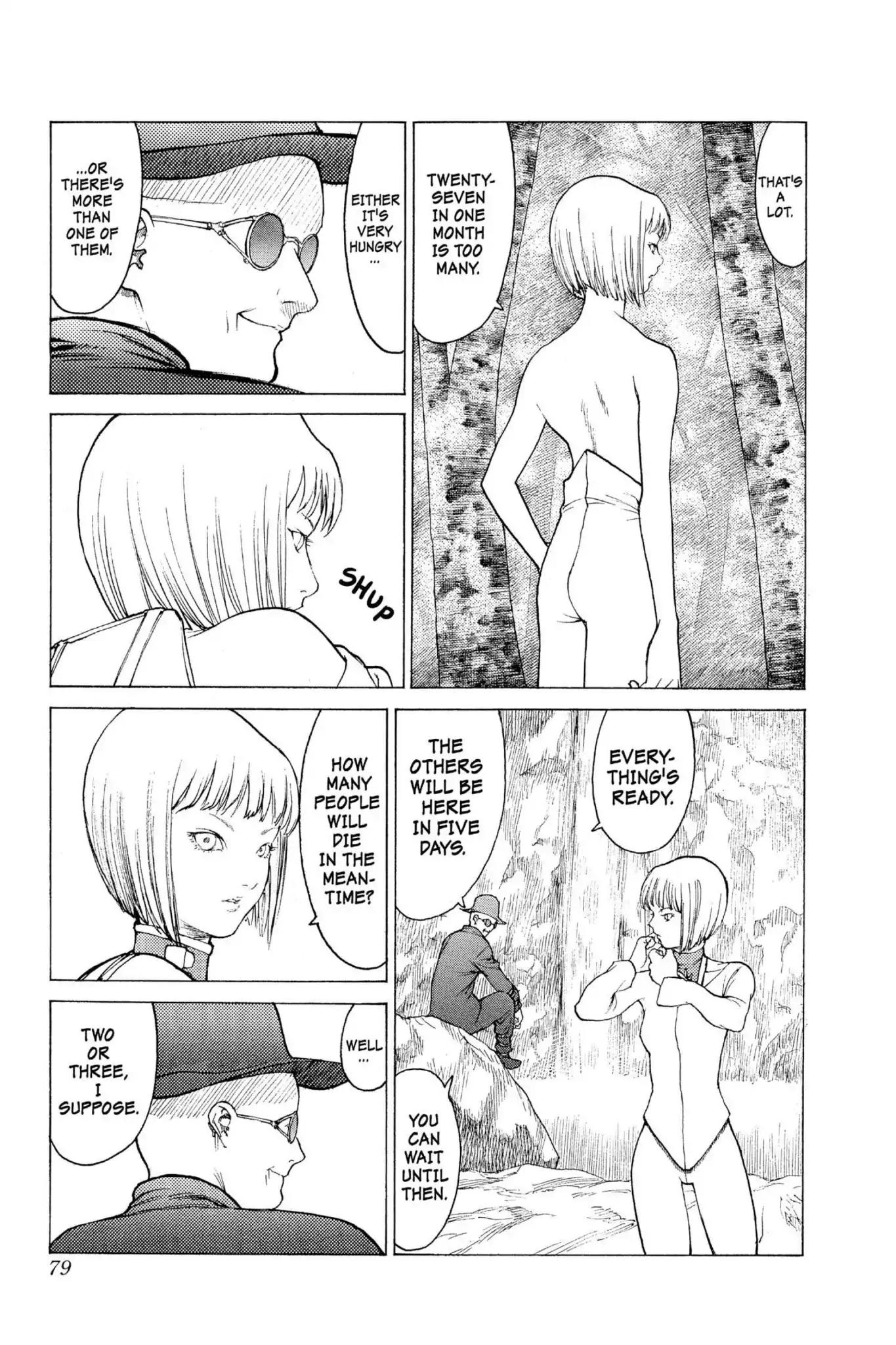 Claymore Chapter 2 page 10 - Chapter 2: Vol.1 Scene 2: Claws in the Sky