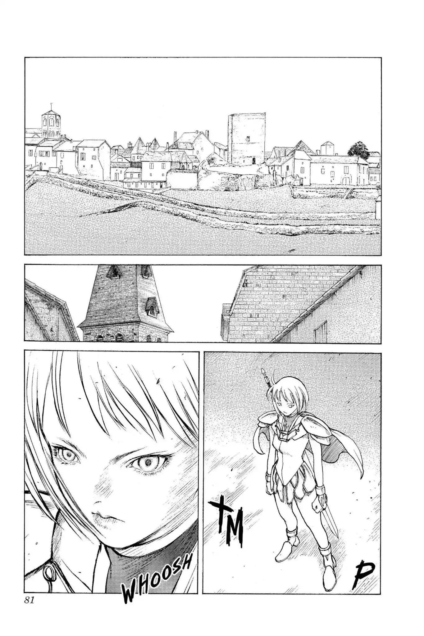 Claymore Chapter 2 page 12 - Chapter 2: Vol.1 Scene 2: Claws in the Sky