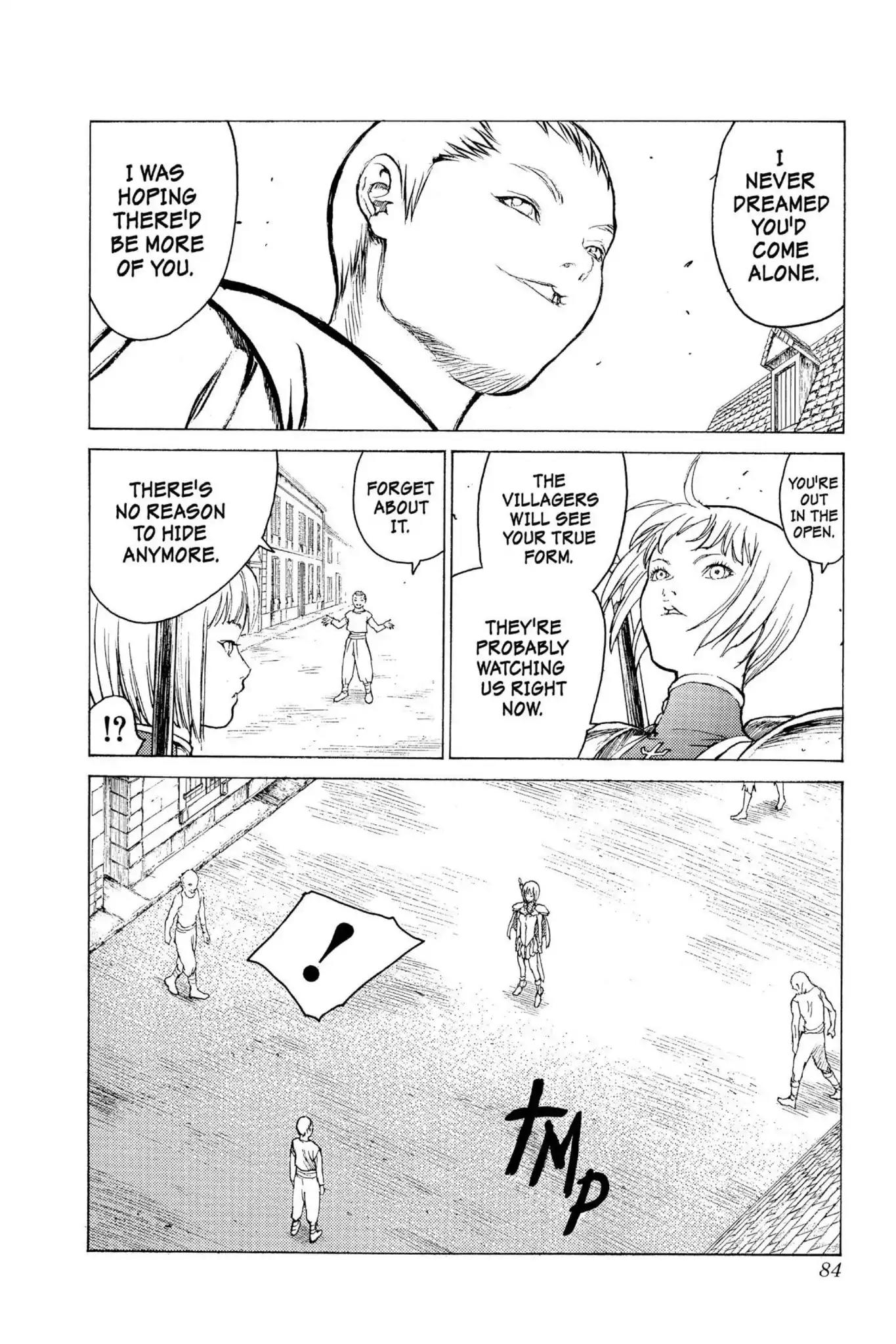 Claymore Chapter 2 page 15 - Chapter 2: Vol.1 Scene 2: Claws in the Sky