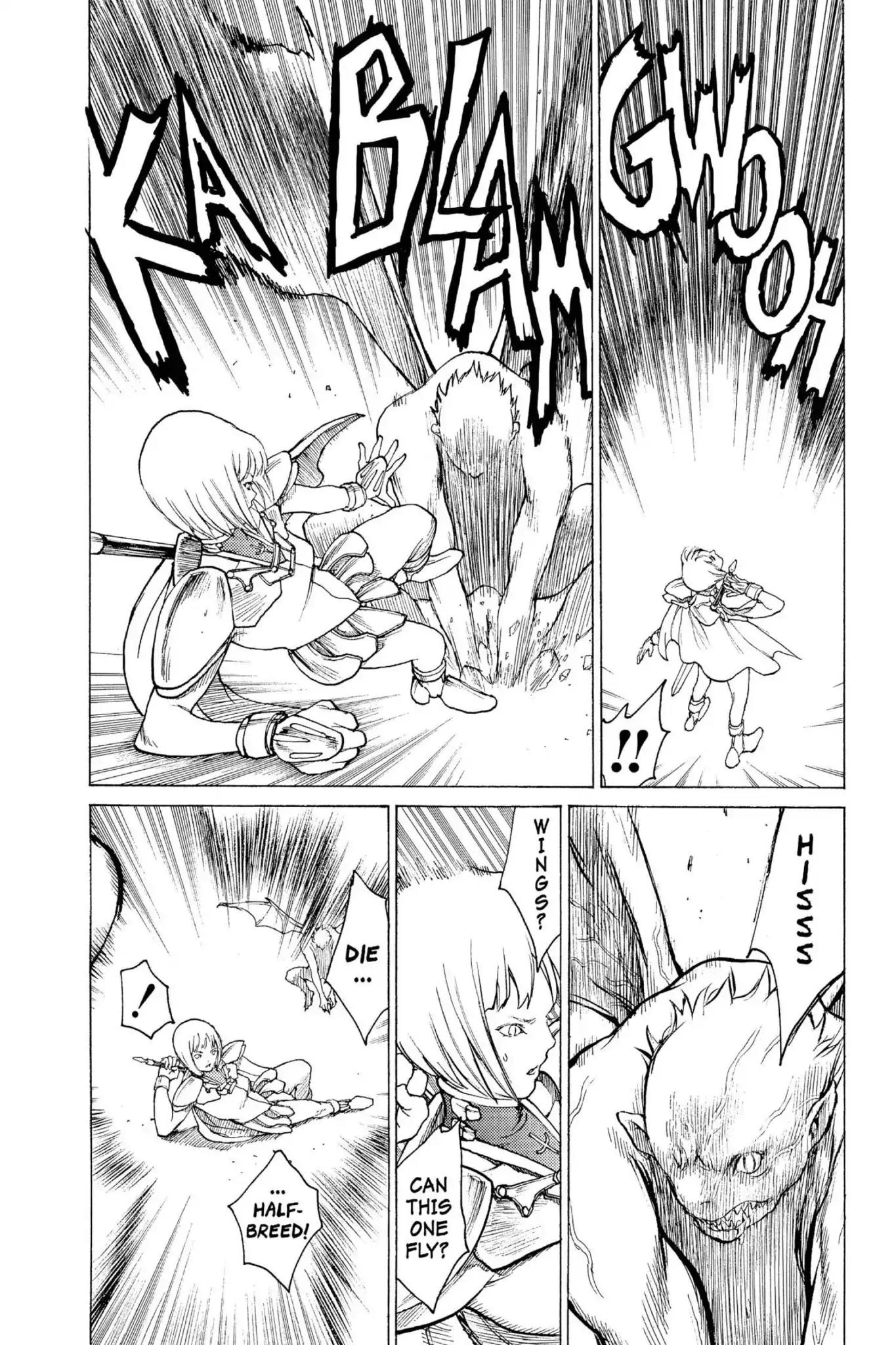 Claymore Chapter 2 page 17 - Chapter 2: Vol.1 Scene 2: Claws in the Sky