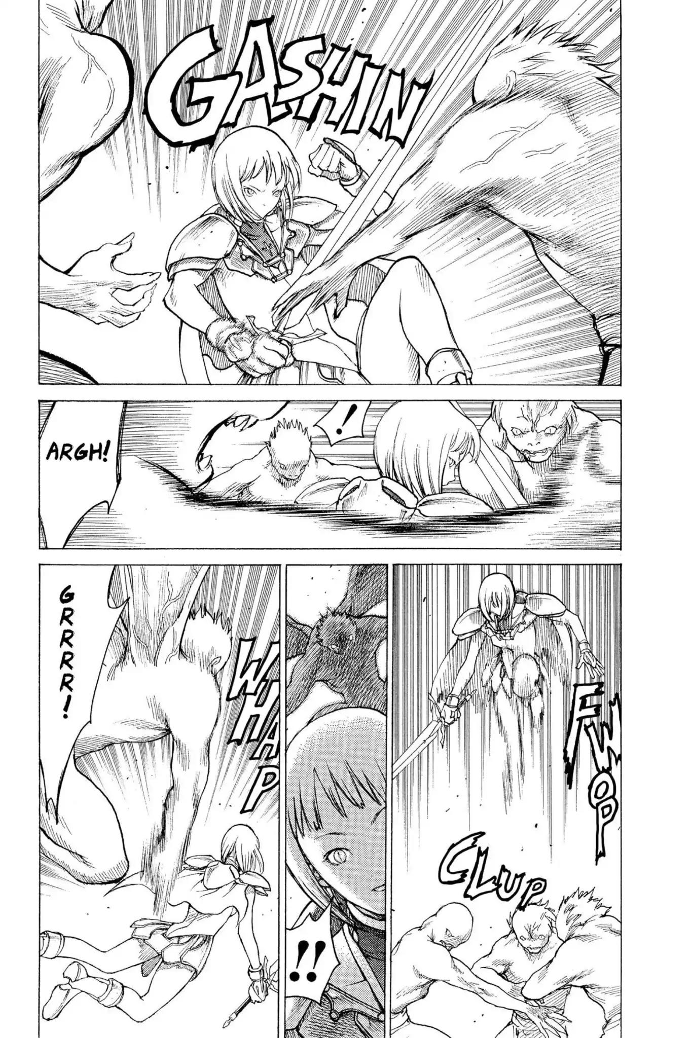 Claymore Chapter 2 page 18 - Chapter 2: Vol.1 Scene 2: Claws in the Sky