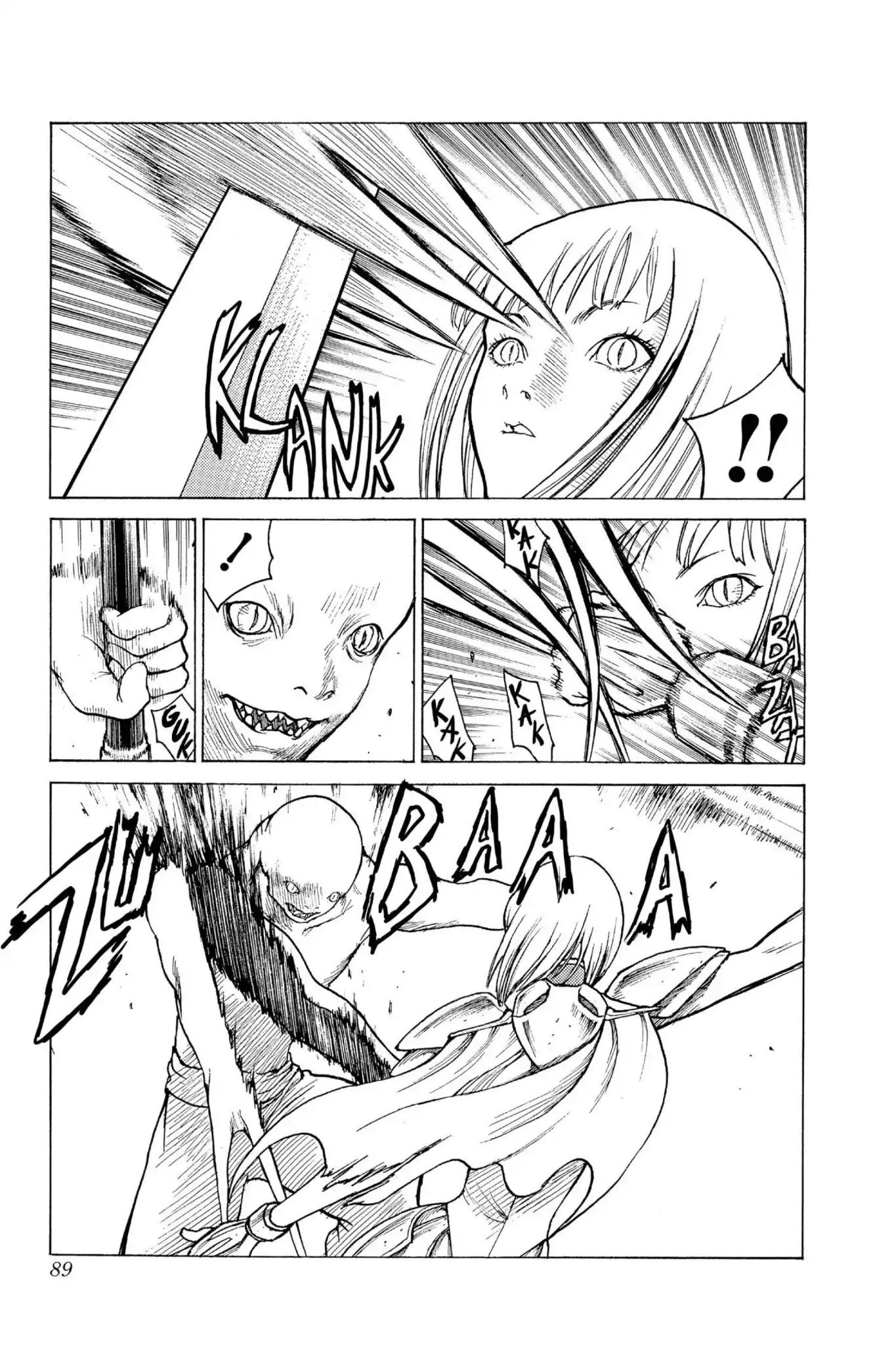 Claymore Chapter 2 page 20 - Chapter 2: Vol.1 Scene 2: Claws in the Sky