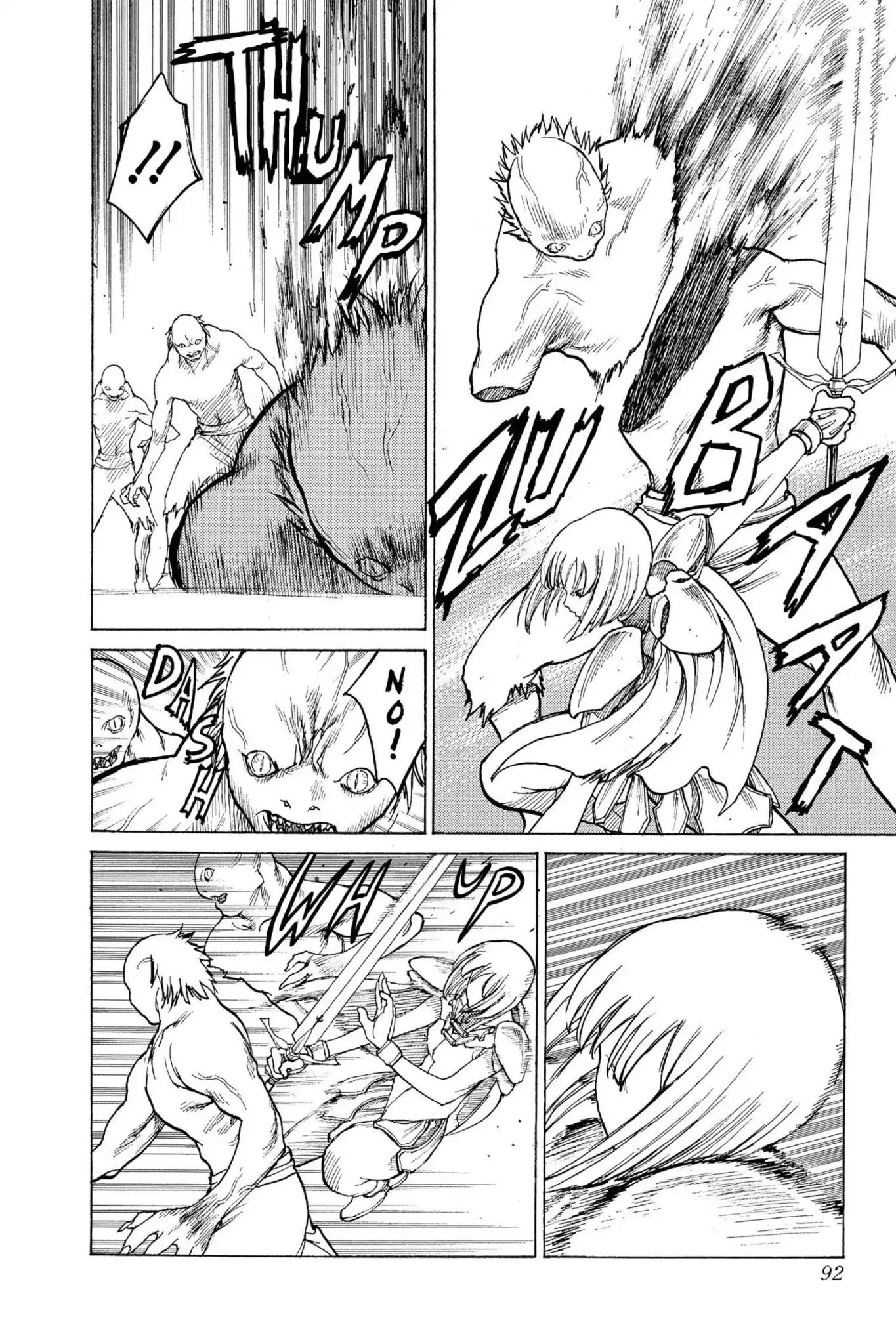 Claymore Chapter 2 page 23 - Chapter 2: Vol.1 Scene 2: Claws in the Sky