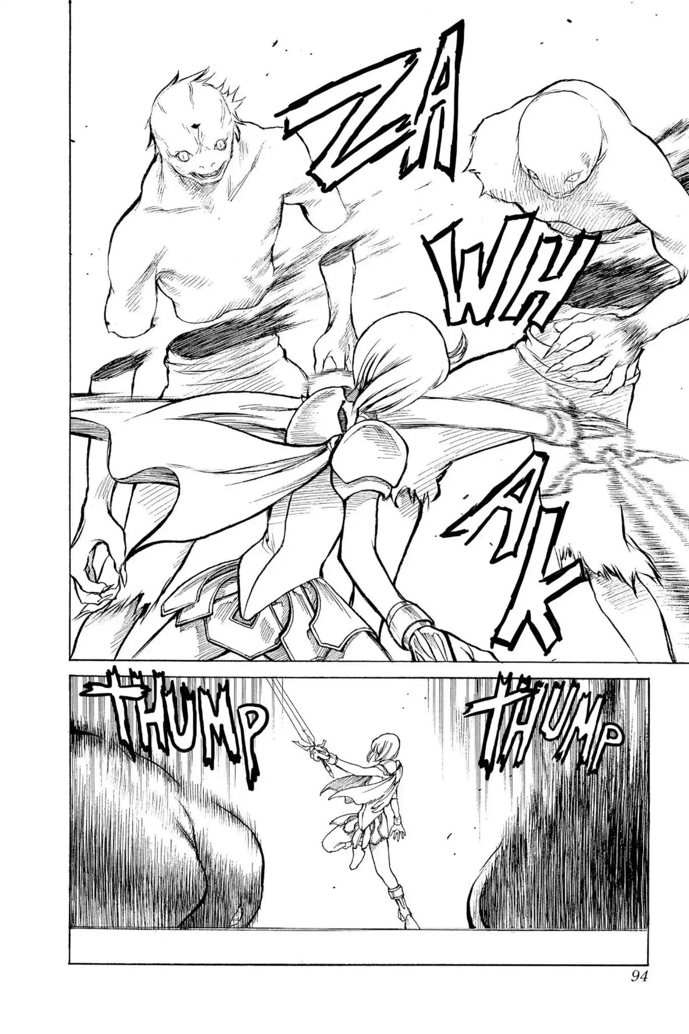 Claymore Chapter 2 page 25 - Chapter 2: Vol.1 Scene 2: Claws in the Sky