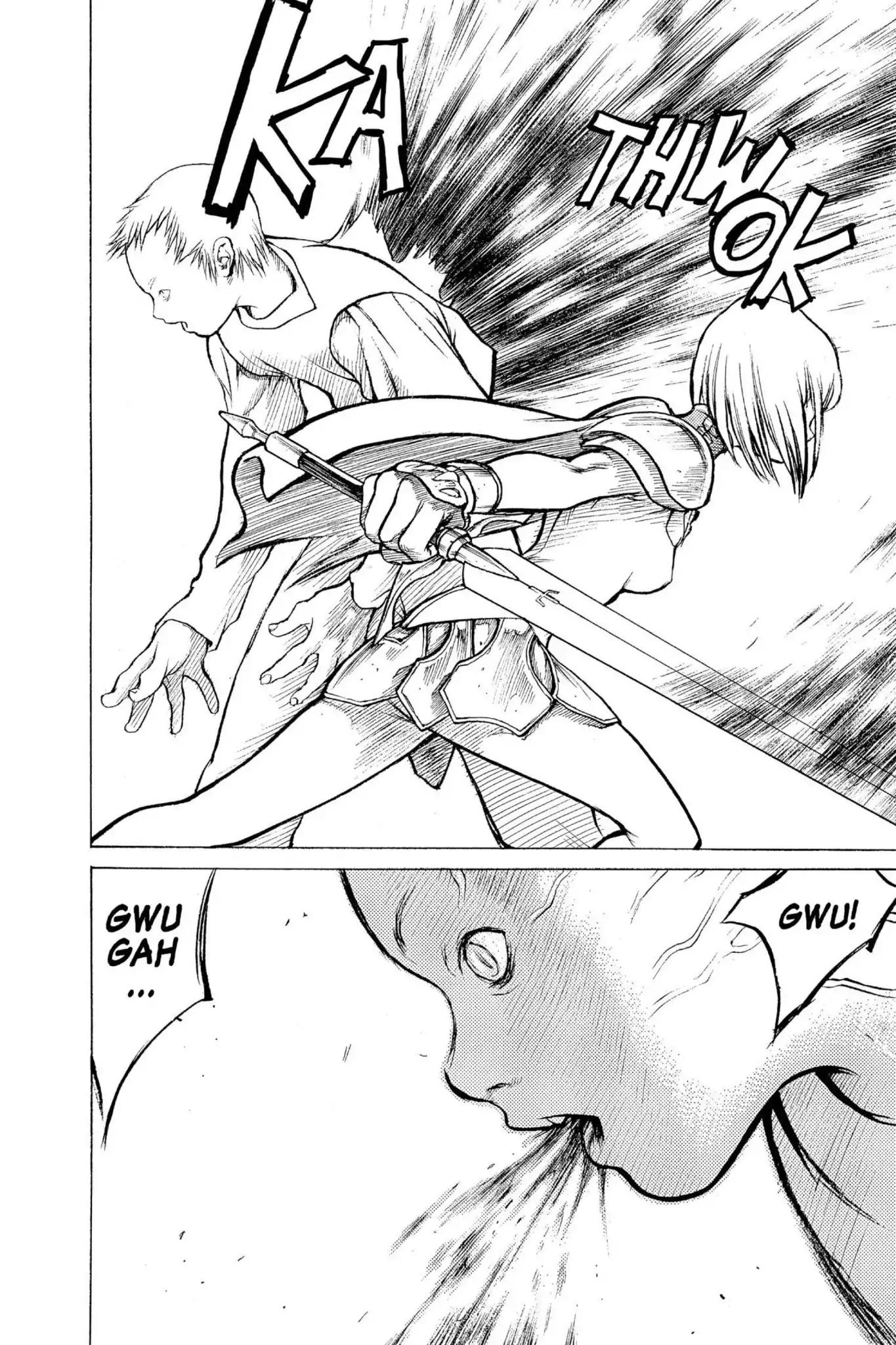 Claymore Chapter 2 page 27 - Chapter 2: Vol.1 Scene 2: Claws in the Sky