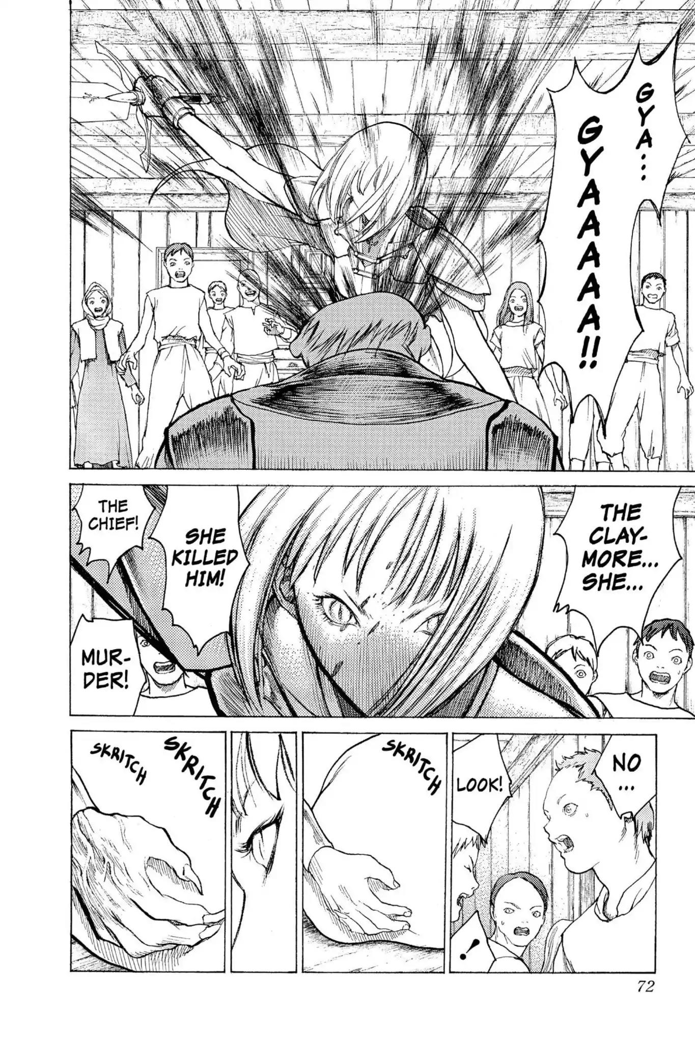 Claymore Chapter 2 page 3 - Chapter 2: Vol.1 Scene 2: Claws in the Sky
