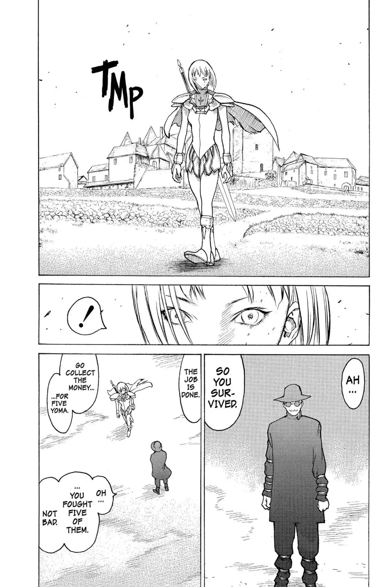 Claymore Chapter 2 page 35 - Chapter 2: Vol.1 Scene 2: Claws in the Sky