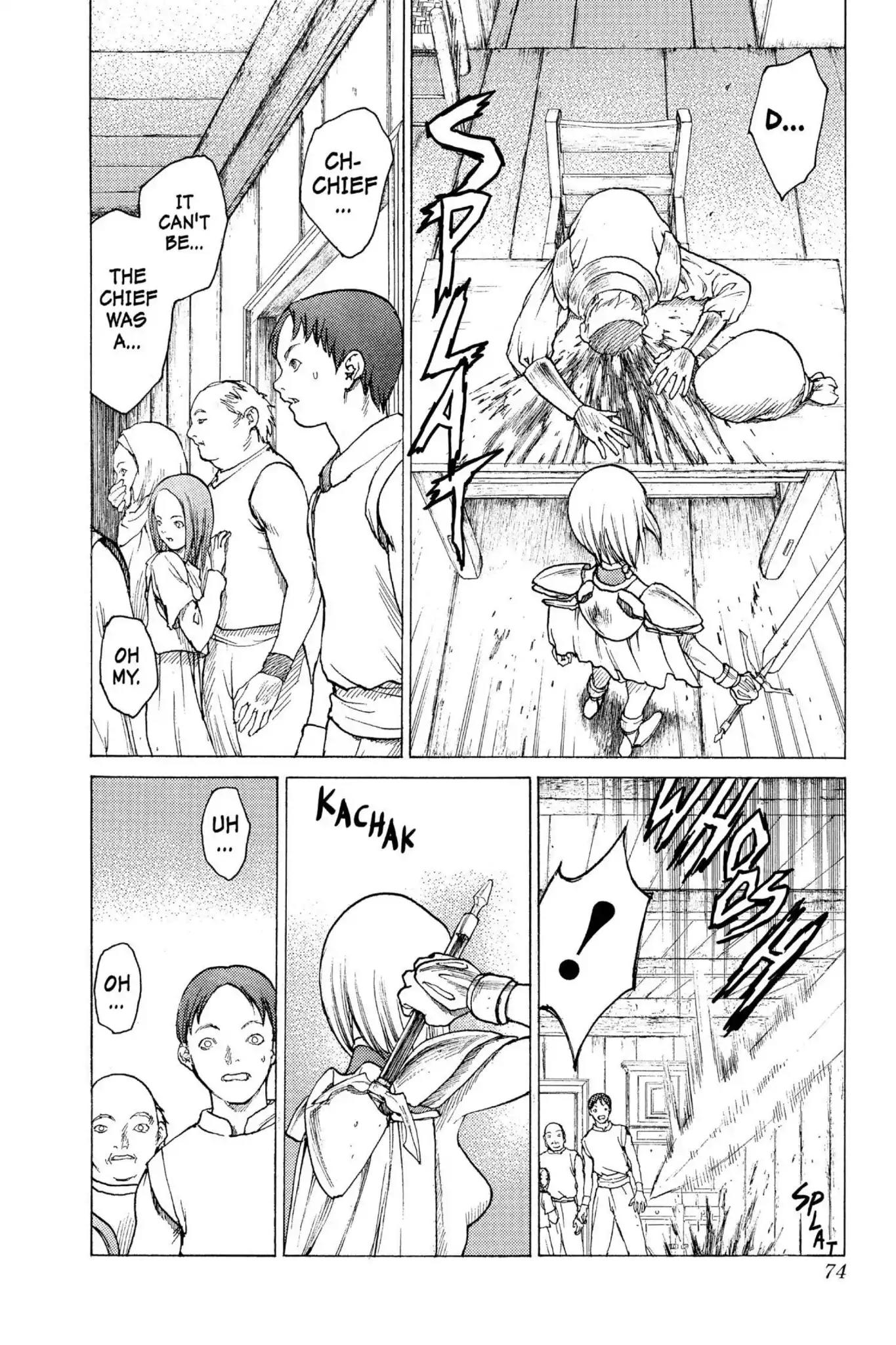 Claymore Chapter 2 page 5 - Chapter 2: Vol.1 Scene 2: Claws in the Sky