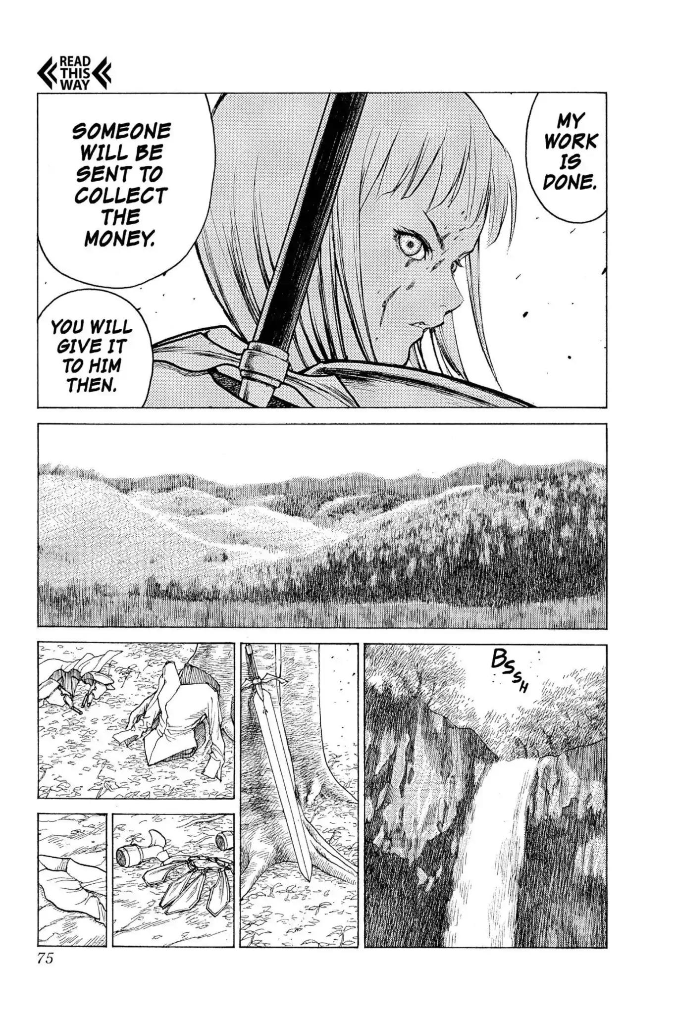 Claymore Chapter 2 page 6 - Chapter 2: Vol.1 Scene 2: Claws in the Sky