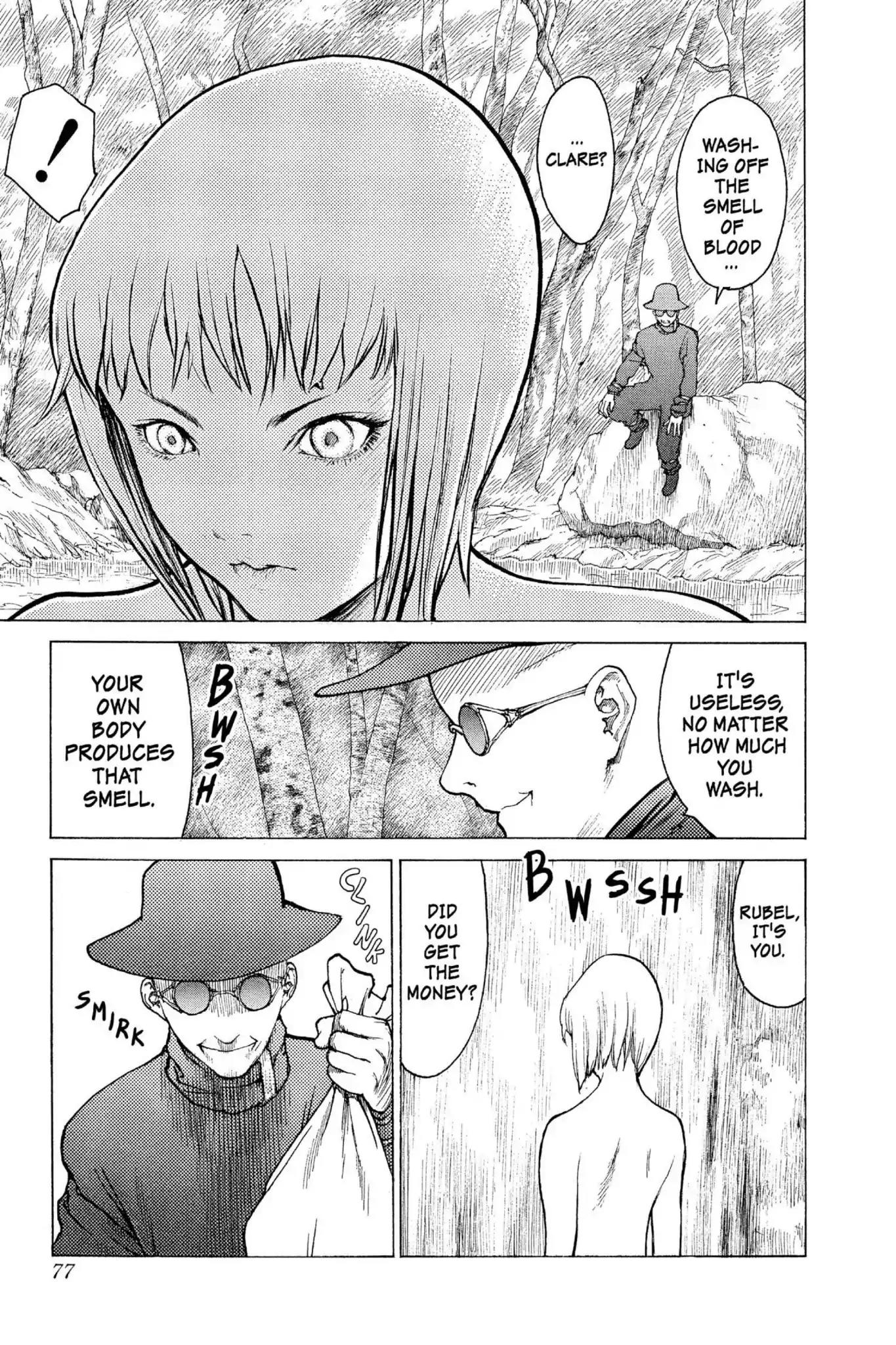Claymore Chapter 2 page 8 - Chapter 2: Vol.1 Scene 2: Claws in the Sky