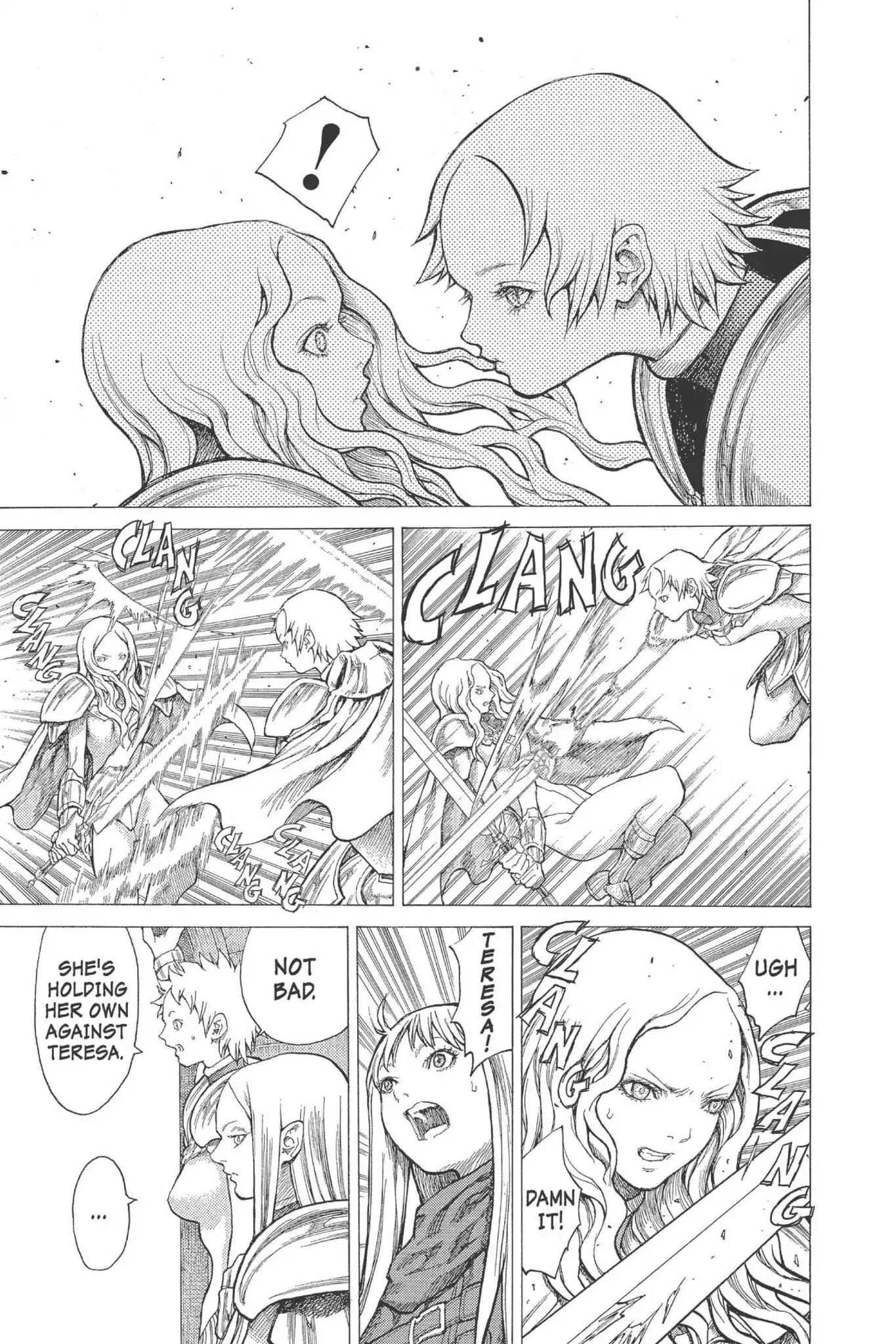 Claymore Chapter 20 page 12 - Chapter 20: Vol.4 Scene 20: Marked for Death, Part 3