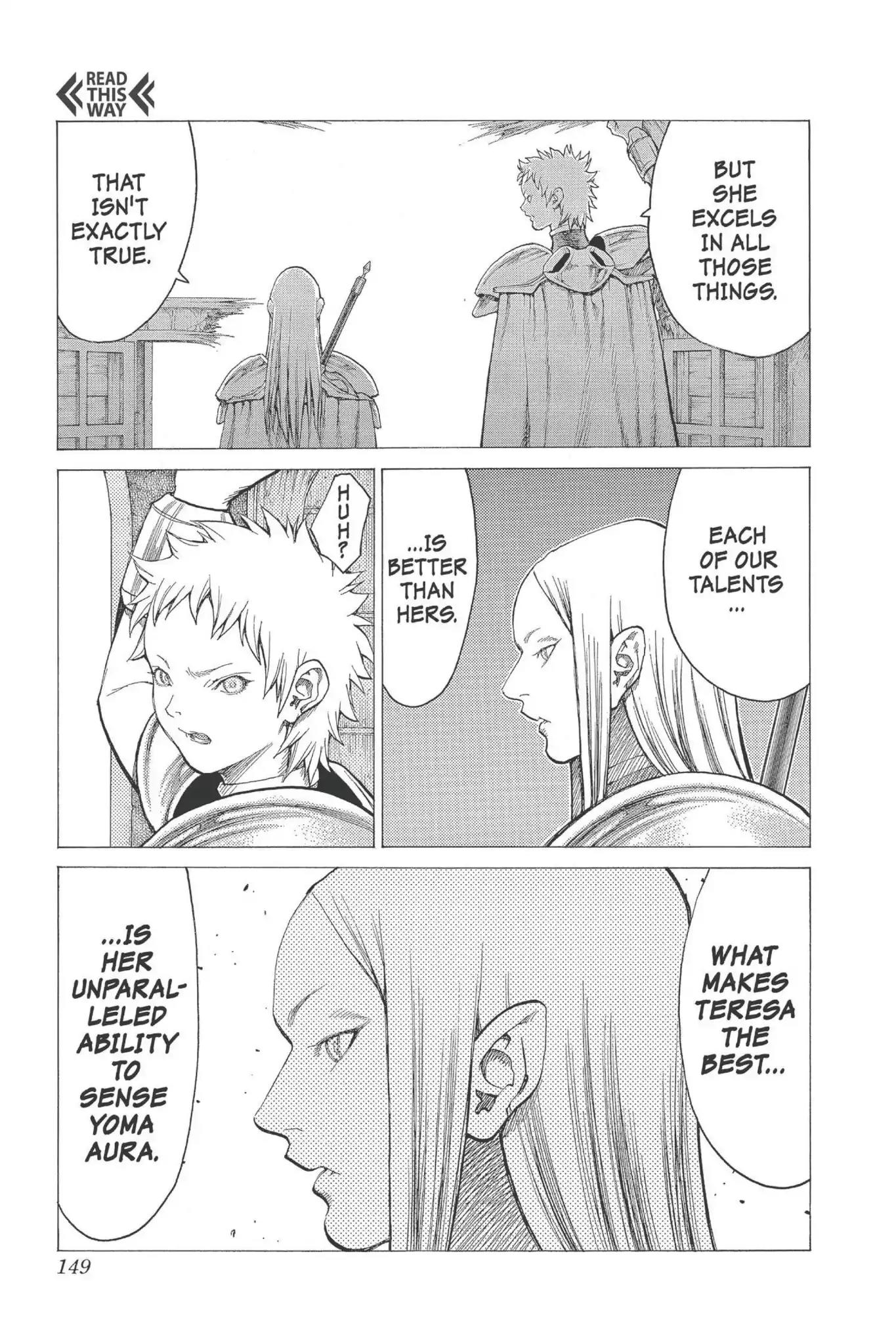 Claymore Chapter 20 page 14 - Chapter 20: Vol.4 Scene 20: Marked for Death, Part 3