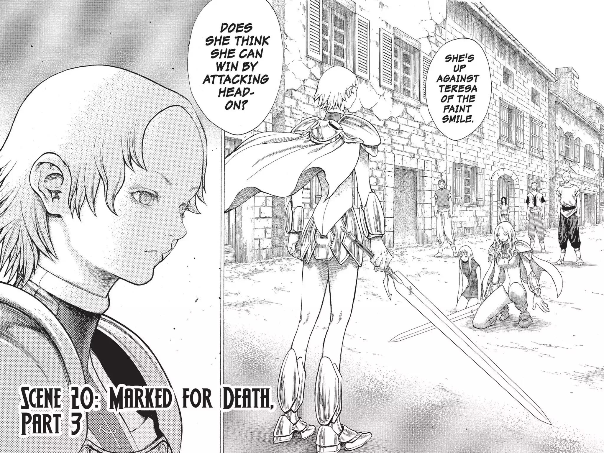 Claymore Chapter 20 page 2 - Chapter 20: Vol.4 Scene 20: Marked for Death, Part 3
