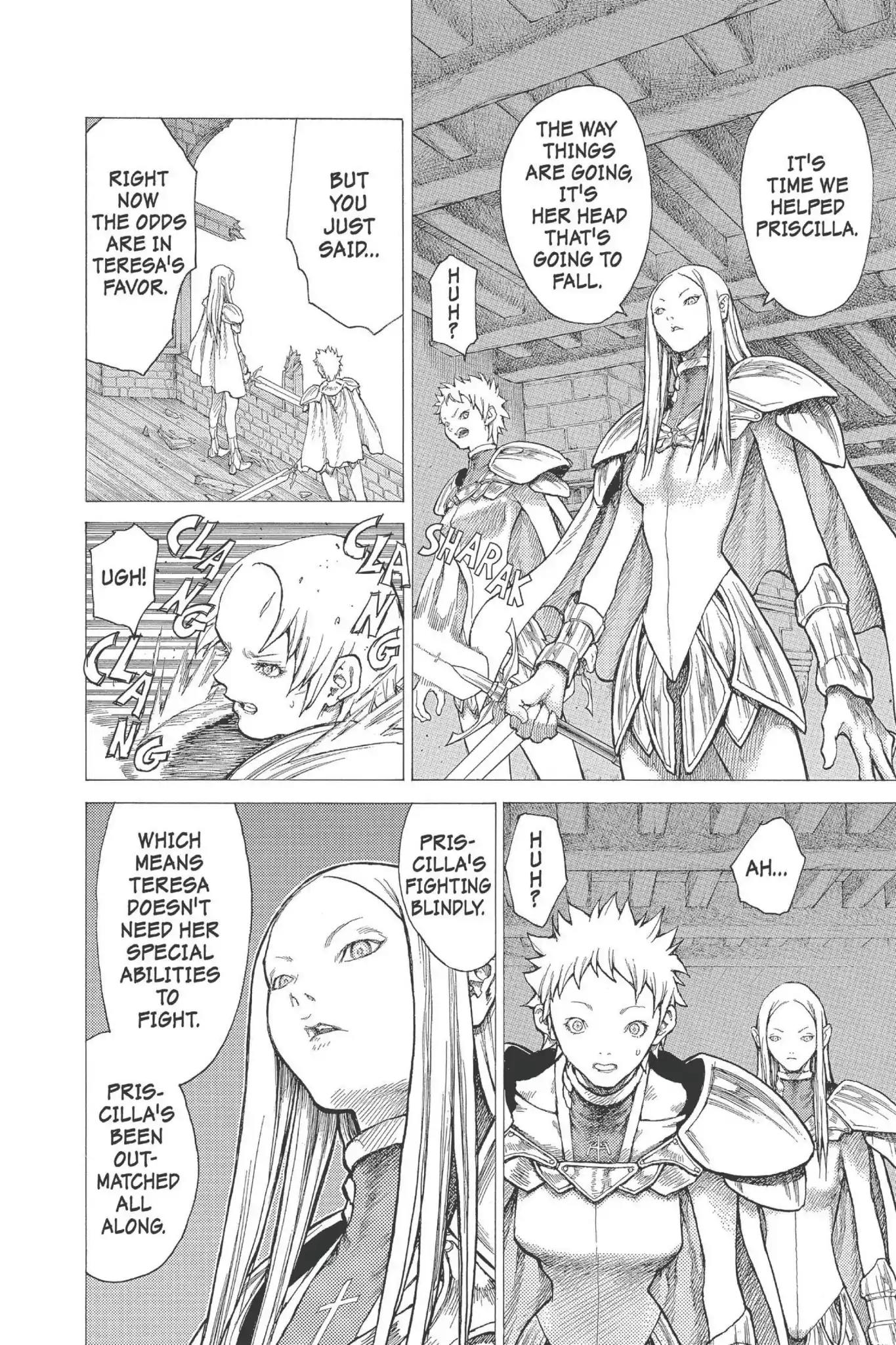 Claymore Chapter 20 page 21 - Chapter 20: Vol.4 Scene 20: Marked for Death, Part 3