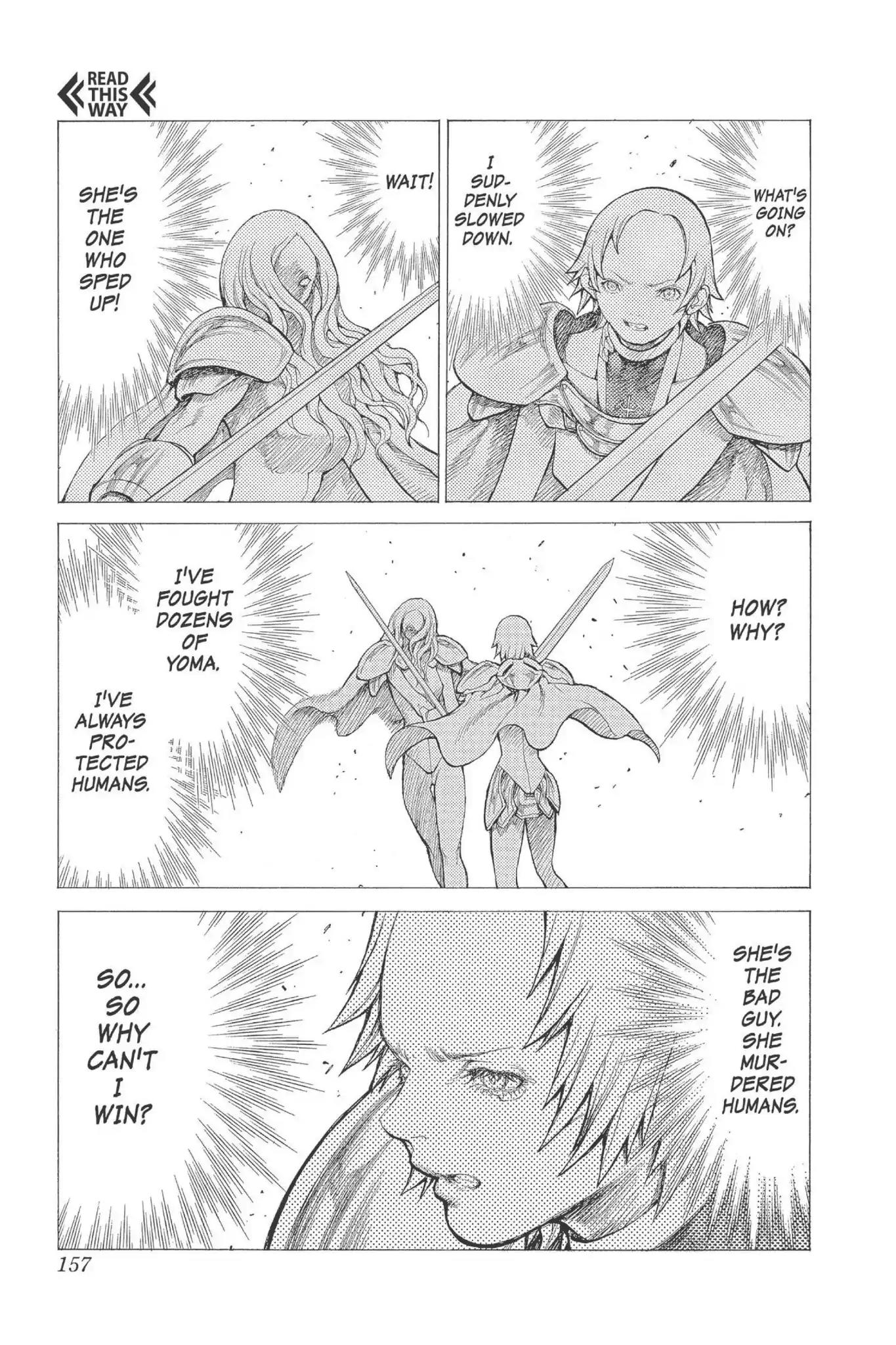 Claymore Chapter 20 page 22 - Chapter 20: Vol.4 Scene 20: Marked for Death, Part 3
