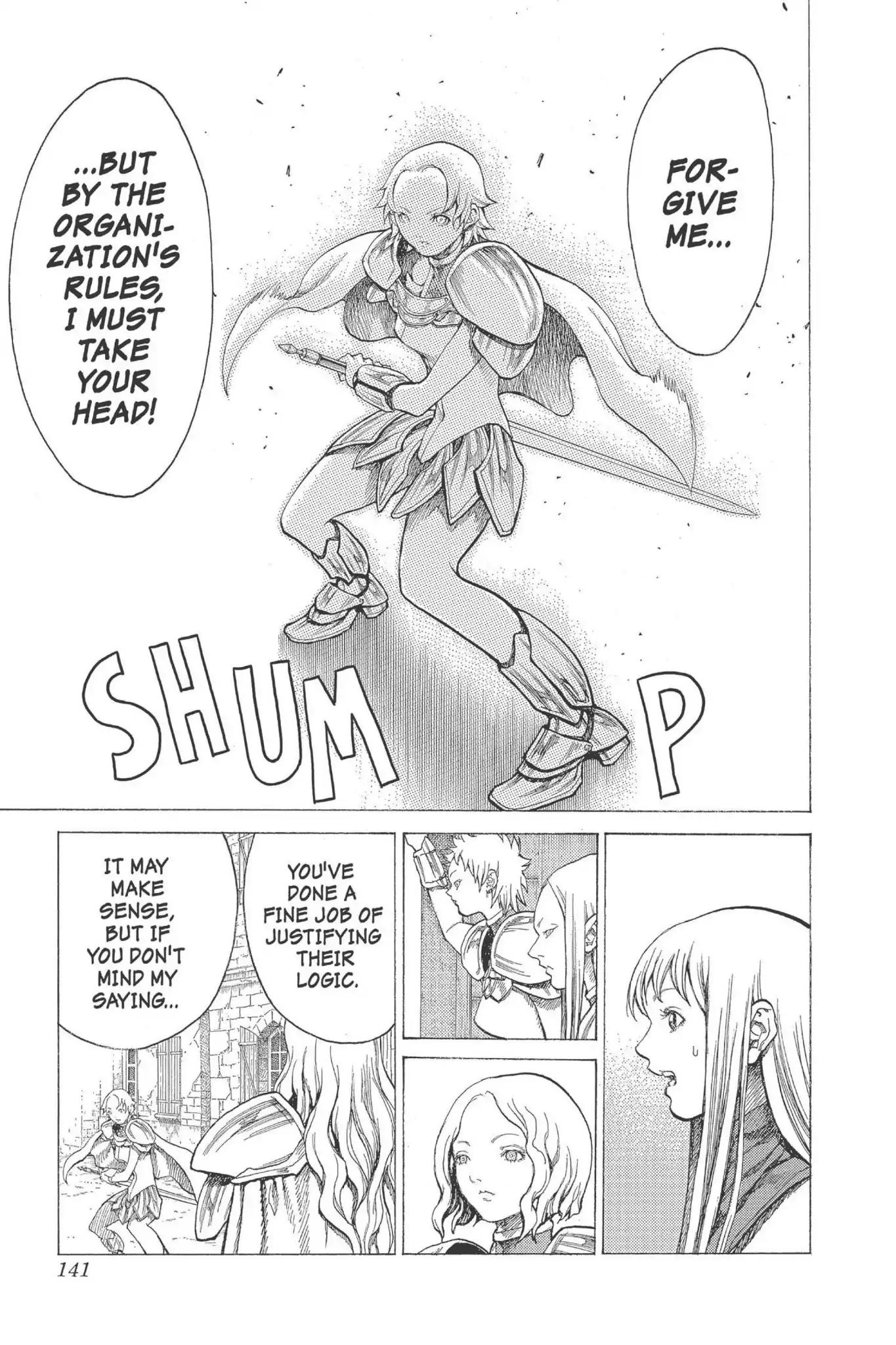 Claymore Chapter 20 page 6 - Chapter 20: Vol.4 Scene 20: Marked for Death, Part 3