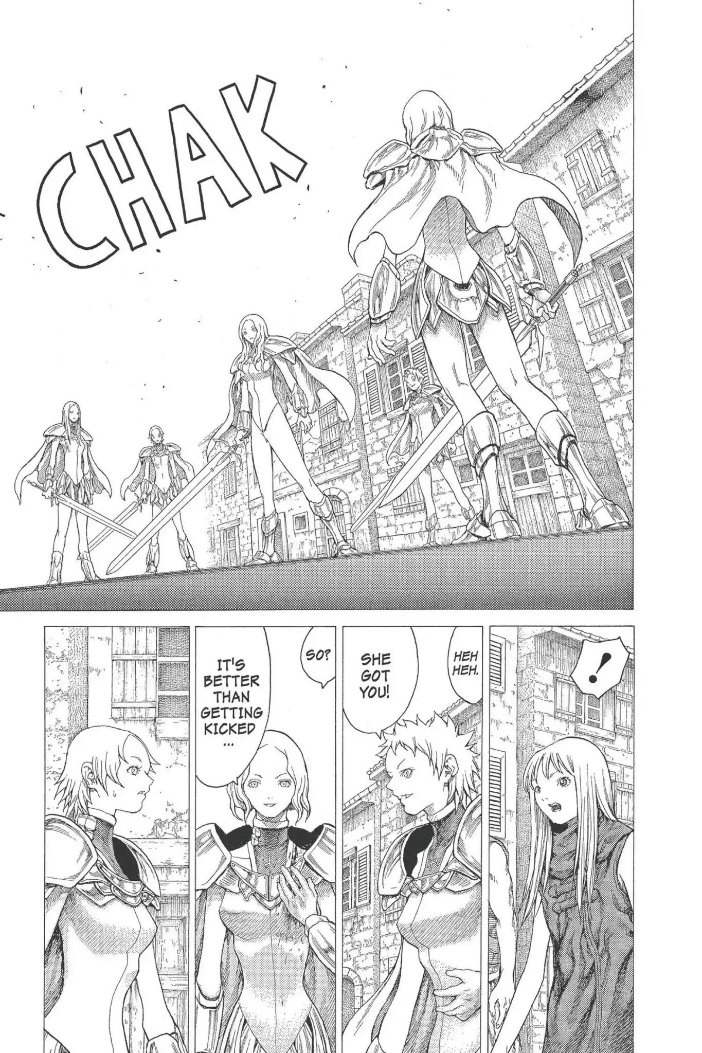 Claymore Chapter 21 page 10 - Chapter 21: Vol.4 Scene 21: Marked for Death, Part 4