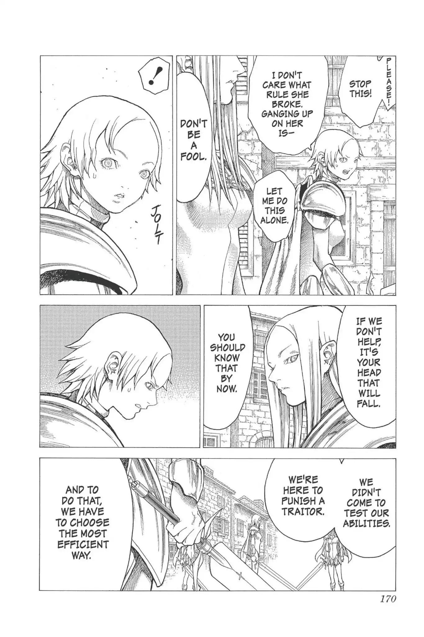 Claymore Chapter 21 page 11 - Chapter 21: Vol.4 Scene 21: Marked for Death, Part 4