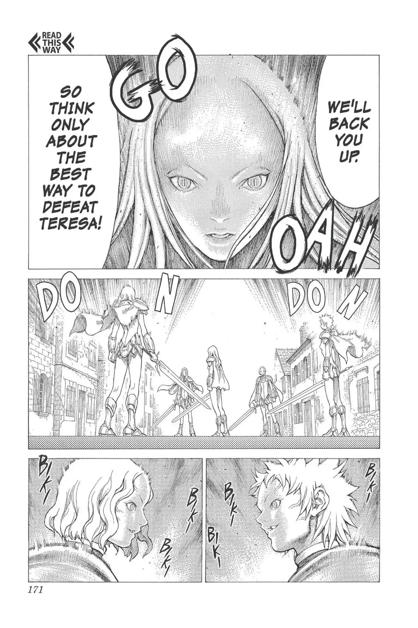 Claymore Chapter 21 page 12 - Chapter 21: Vol.4 Scene 21: Marked for Death, Part 4