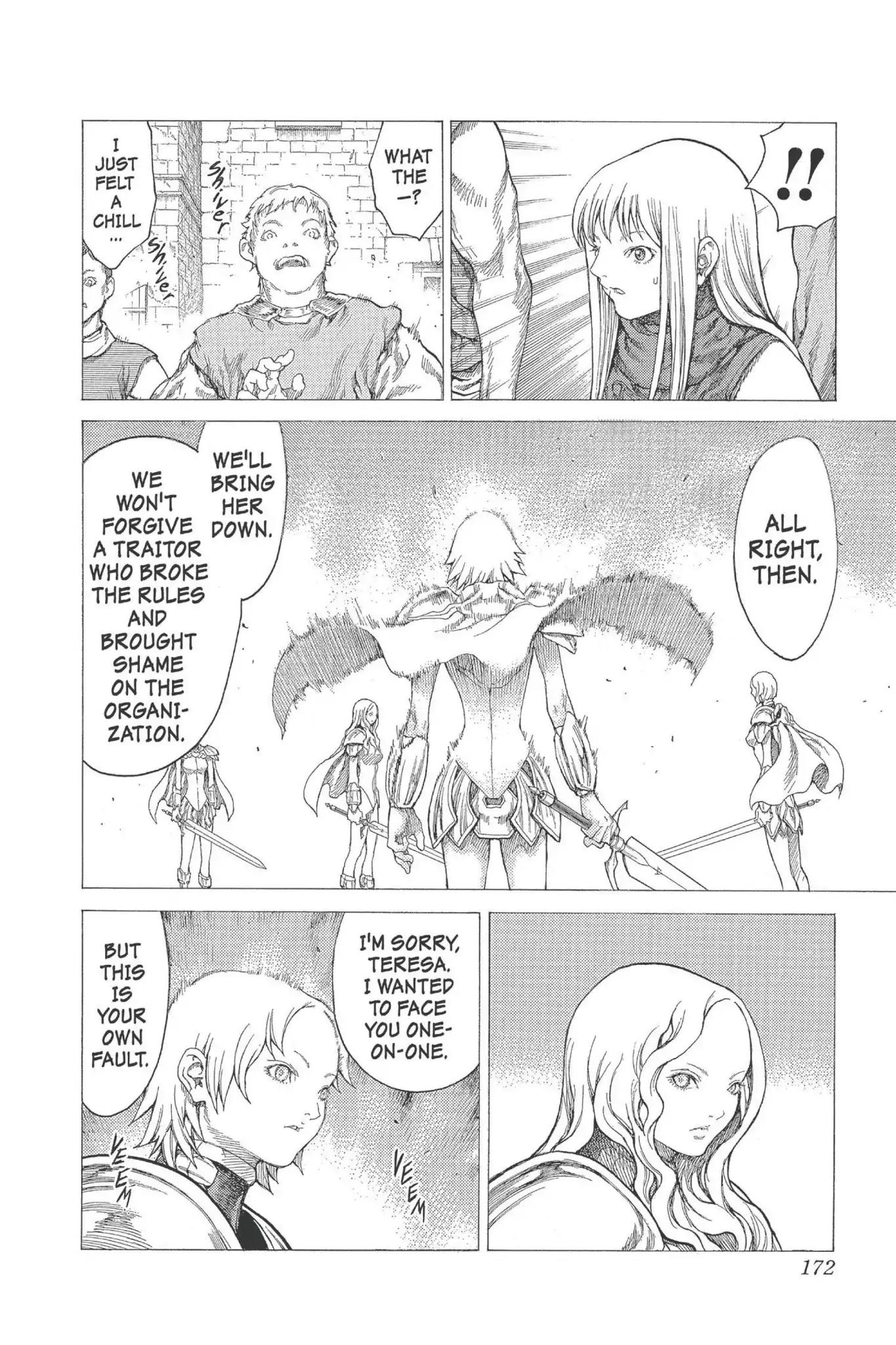 Claymore Chapter 21 page 13 - Chapter 21: Vol.4 Scene 21: Marked for Death, Part 4
