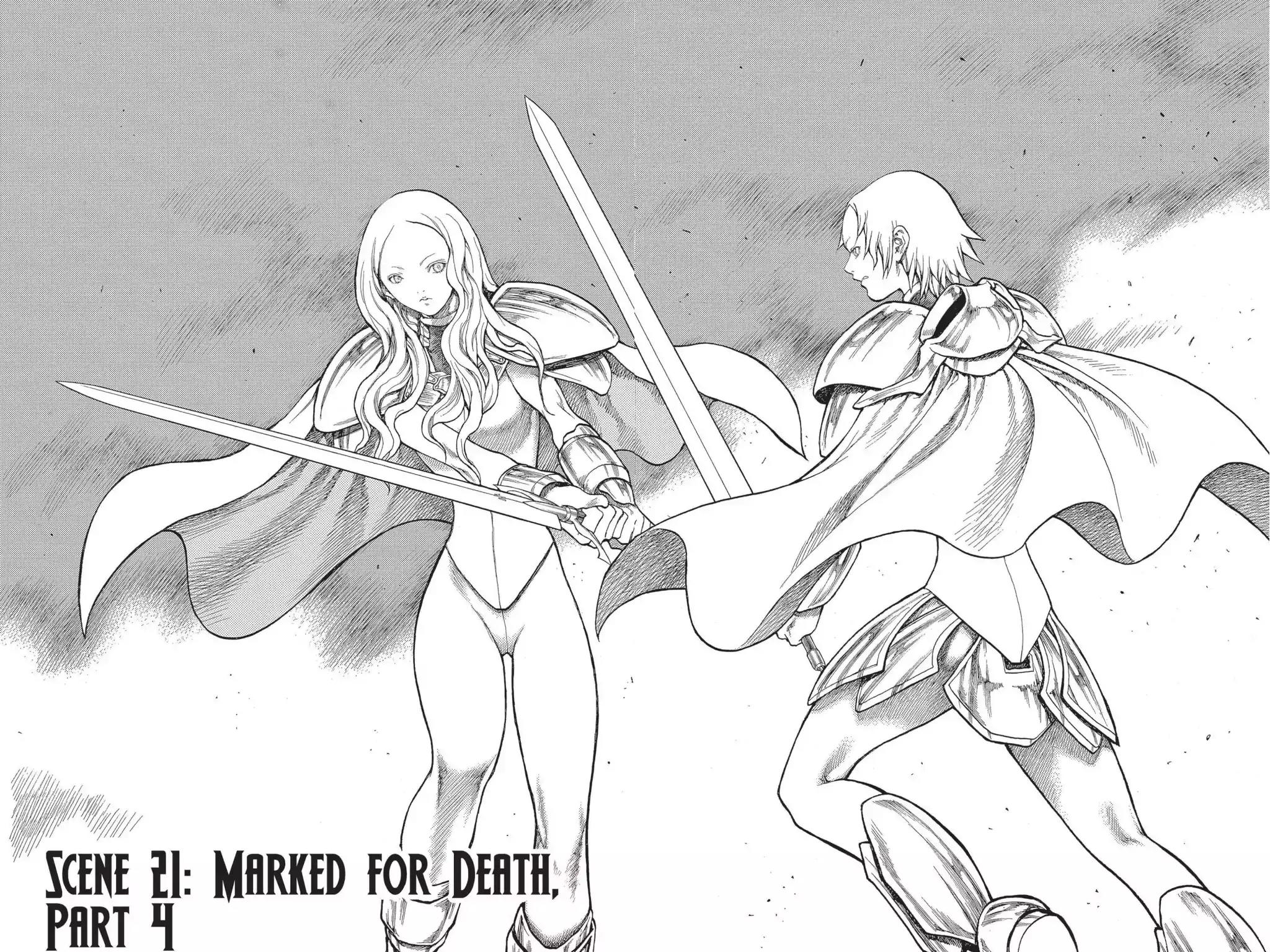 Claymore Chapter 21 page 2 - Chapter 21: Vol.4 Scene 21: Marked for Death, Part 4