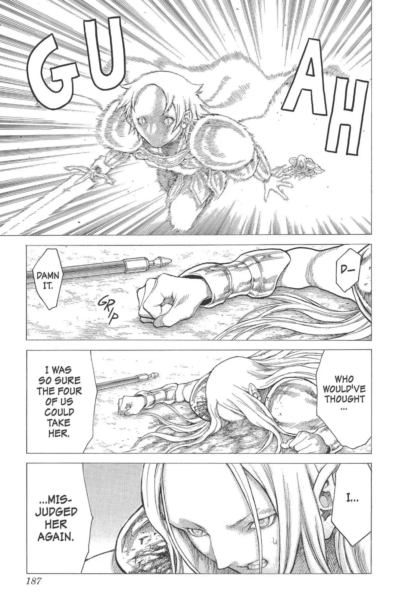 Claymore Chapter 21 page 27 - Chapter 21: Vol.4 Scene 21: Marked for Death, Part 4