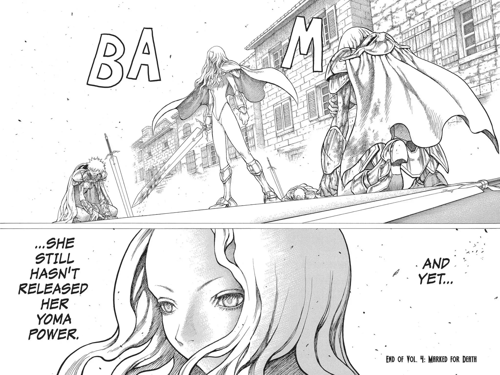 Claymore Chapter 21 page 28 - Chapter 21: Vol.4 Scene 21: Marked for Death, Part 4