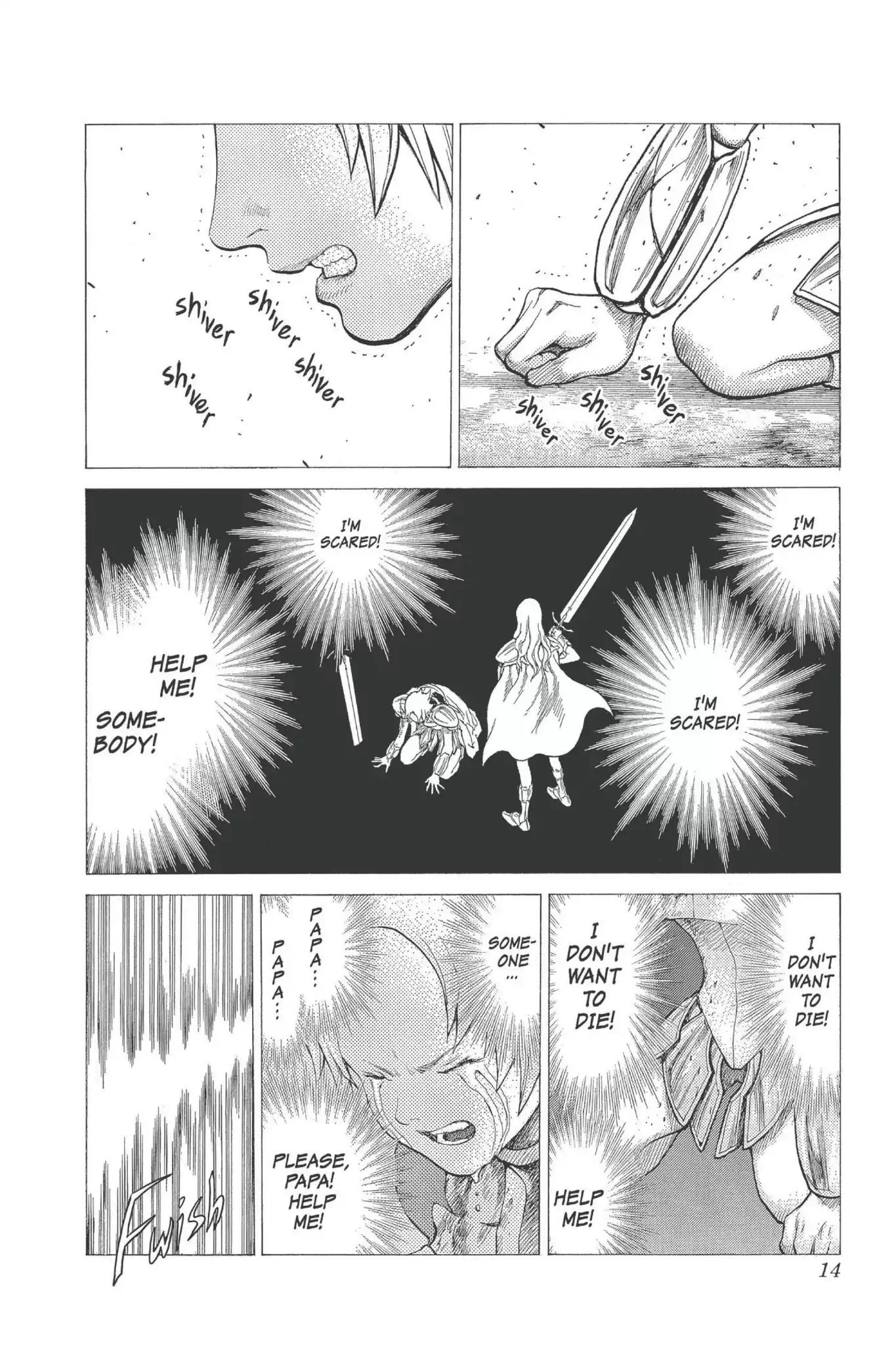 Claymore Chapter 22 page 14 - Chapter 22: Vol.5 Scene 22: Marked for Death, Part 5
