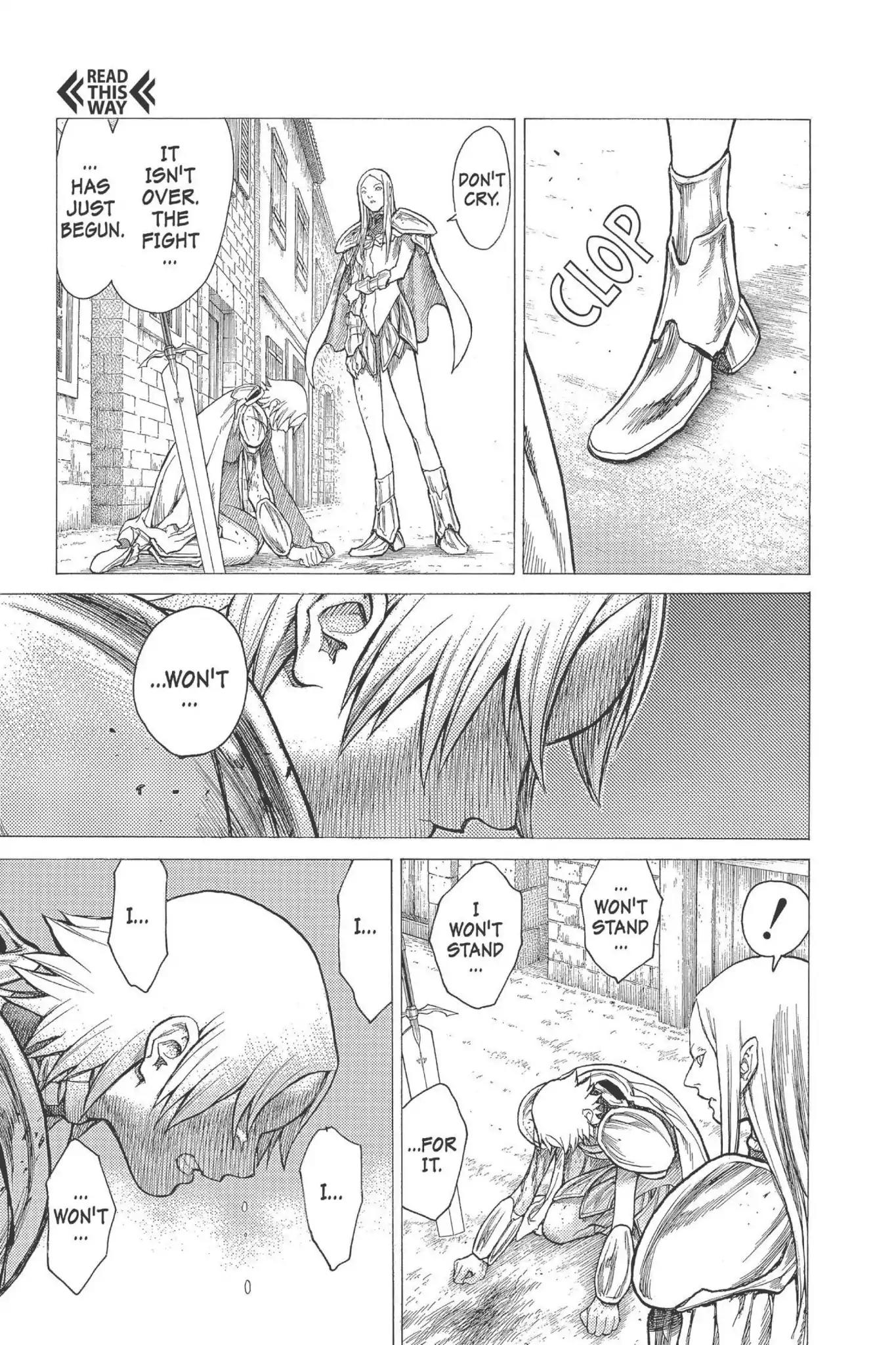 Claymore Chapter 22 page 19 - Chapter 22: Vol.5 Scene 22: Marked for Death, Part 5
