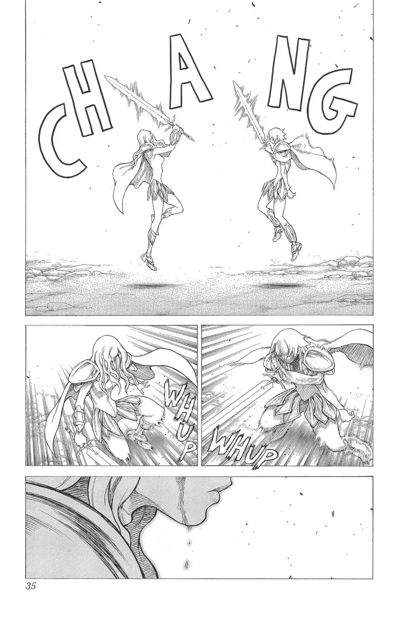 Claymore Chapter 22 page 34 - Chapter 22: Vol.5 Scene 22: Marked for Death, Part 5