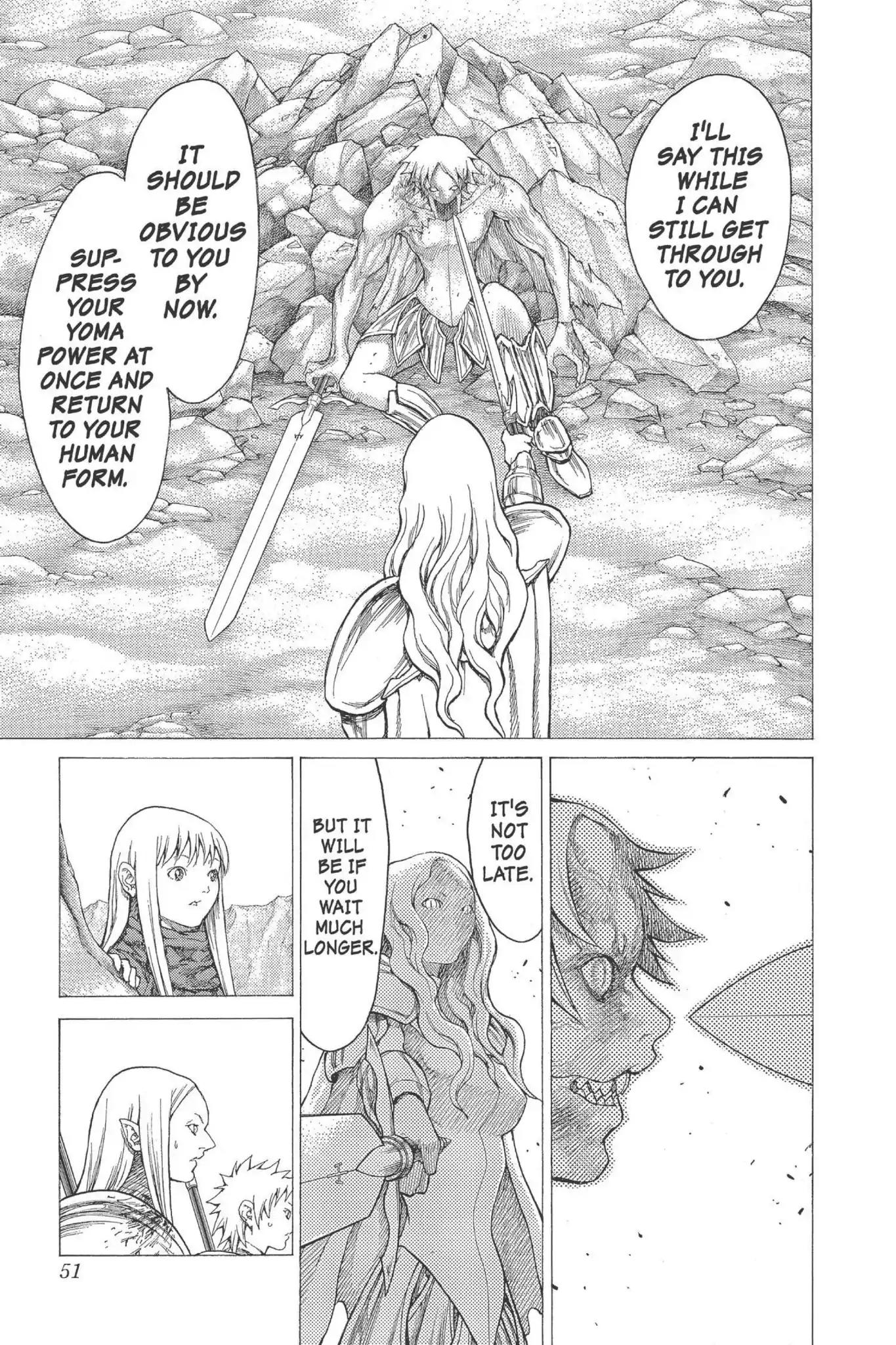 Claymore Chapter 23 page 12 - Chapter 23: Vol.5 Scene 23: Marked for Death, Part 6