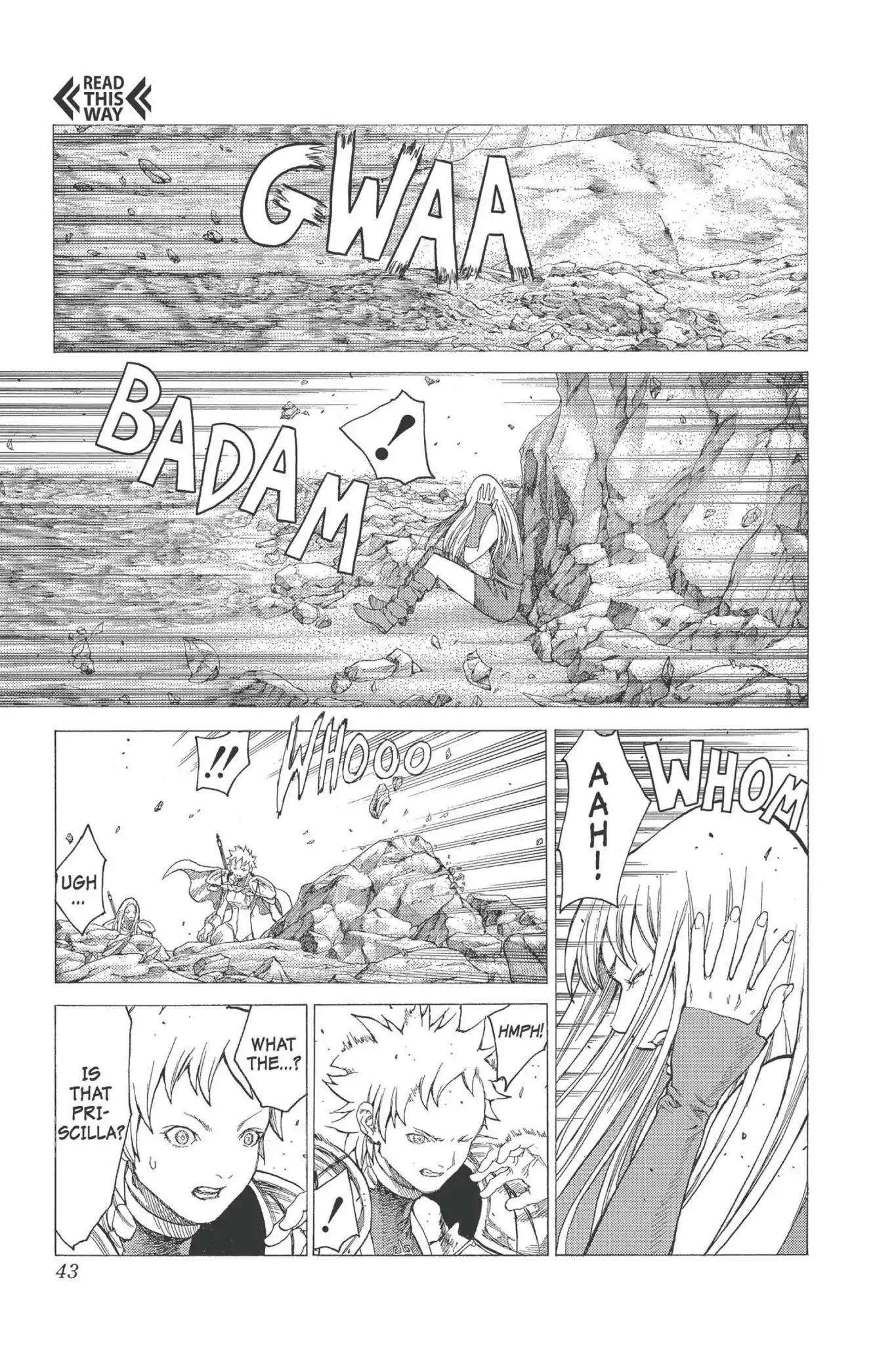 Claymore Chapter 23 page 4 - Chapter 23: Vol.5 Scene 23: Marked for Death, Part 6