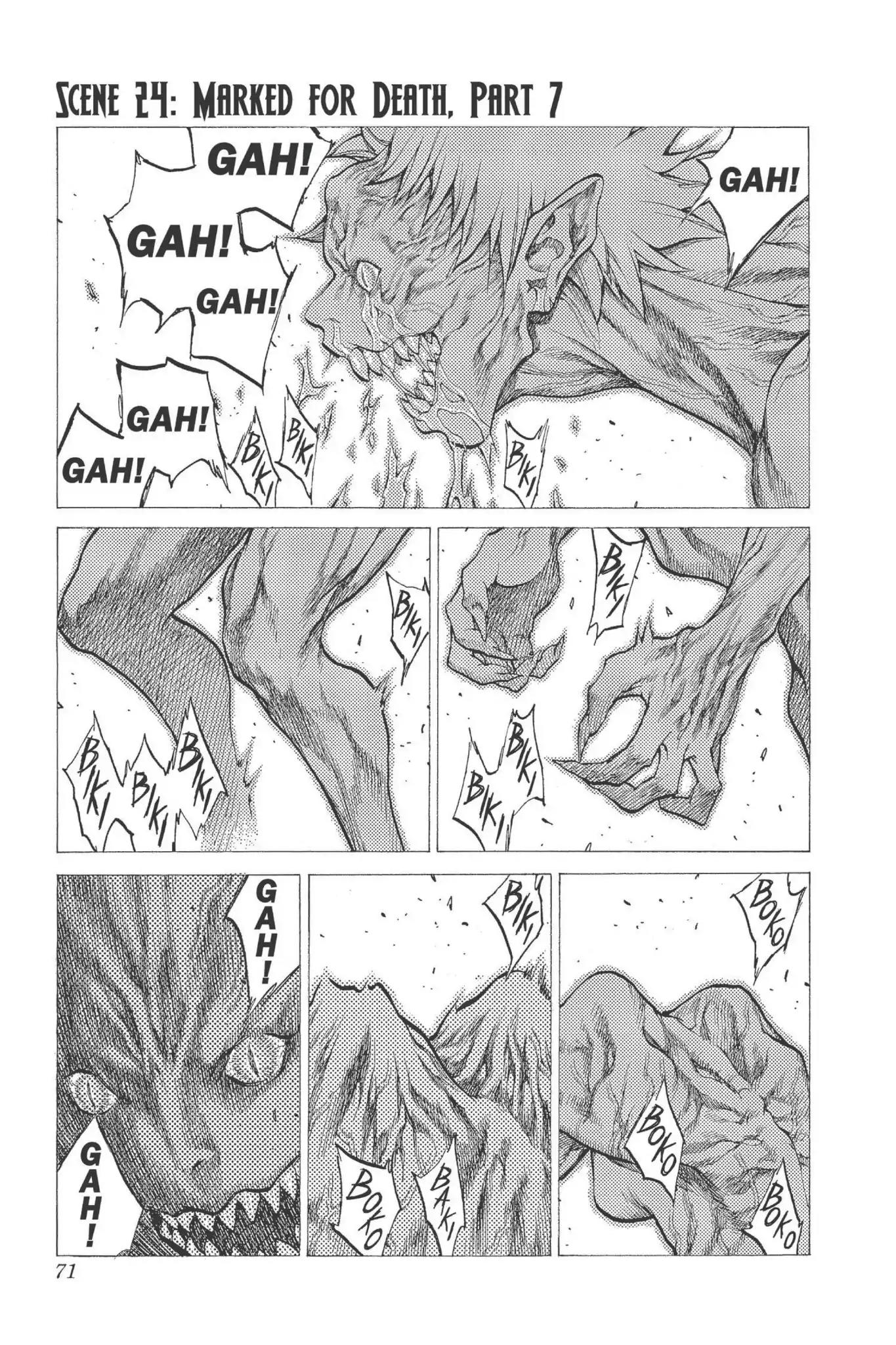 Claymore Chapter 24 page 1 - Chapter 24: Vol.5 Scene 24: Marked for Death, Part 7