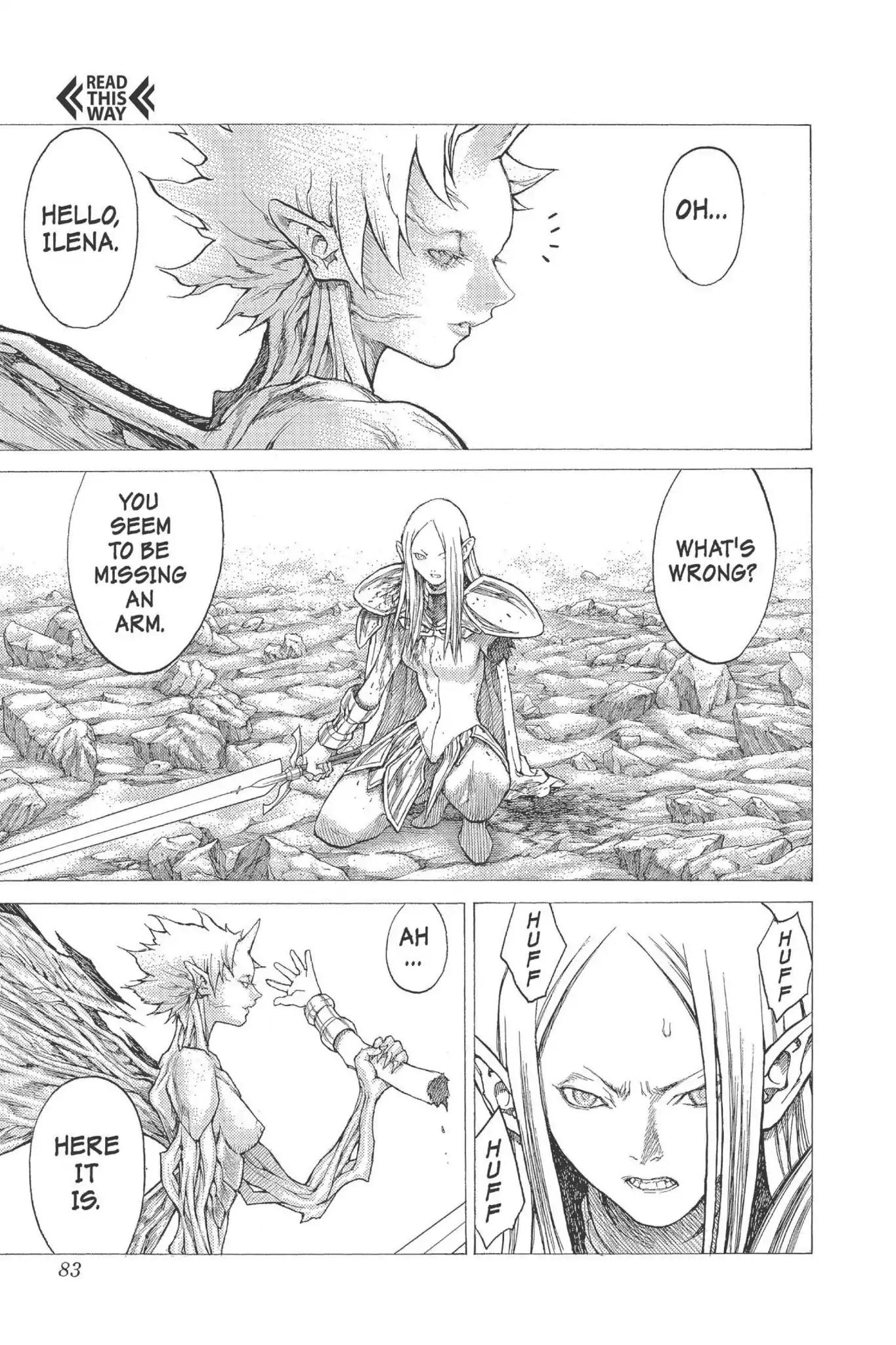 Claymore Chapter 24 page 10 - Chapter 24: Vol.5 Scene 24: Marked for Death, Part 7