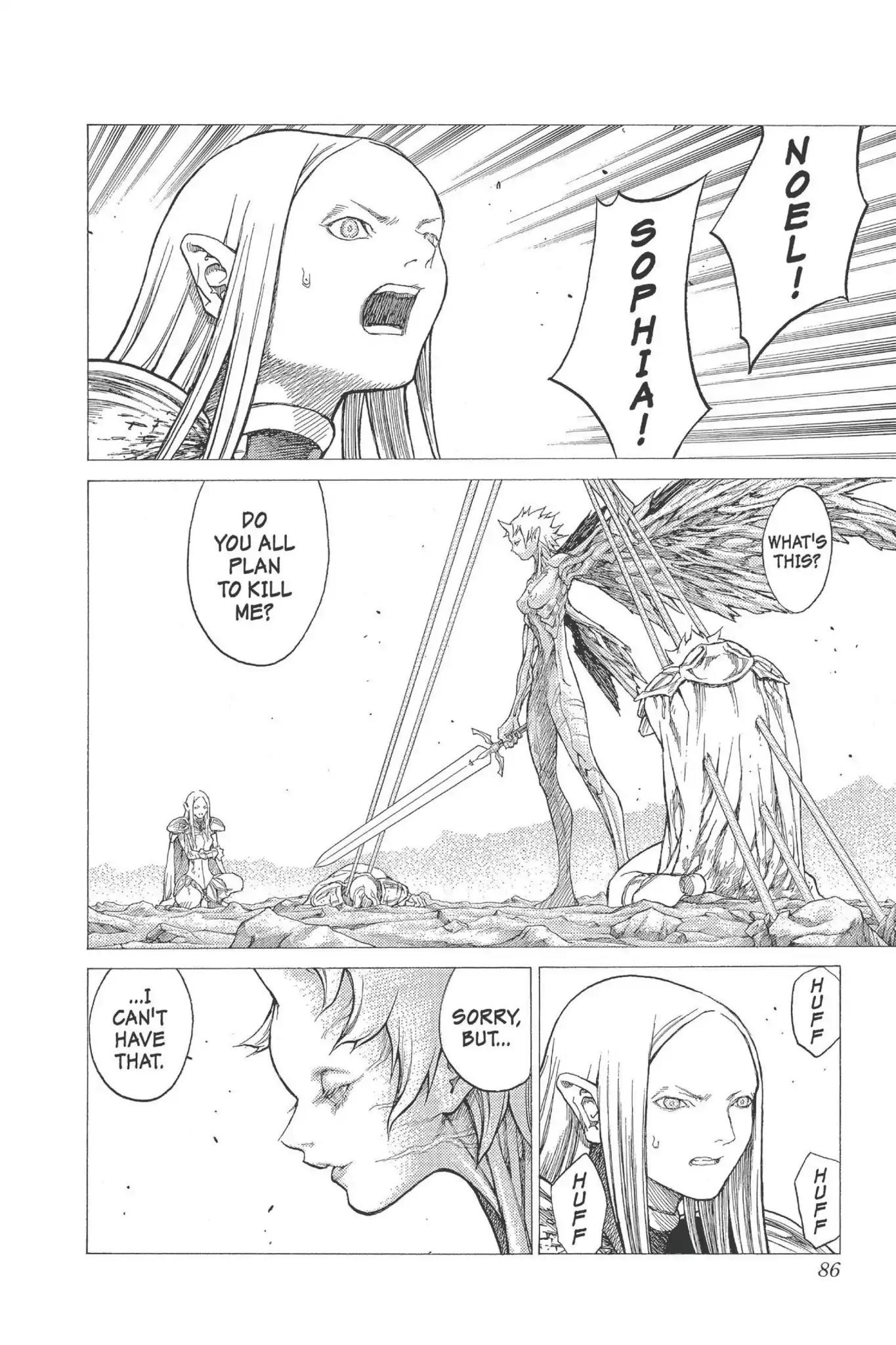Claymore Chapter 24 page 13 - Chapter 24: Vol.5 Scene 24: Marked for Death, Part 7
