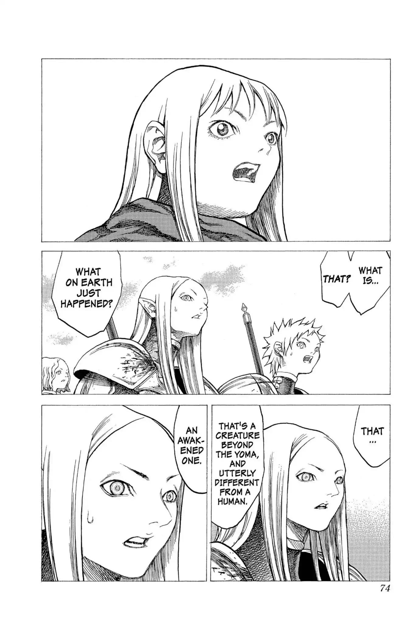 Claymore Chapter 24 page 3 - Chapter 24: Vol.5 Scene 24: Marked for Death, Part 7