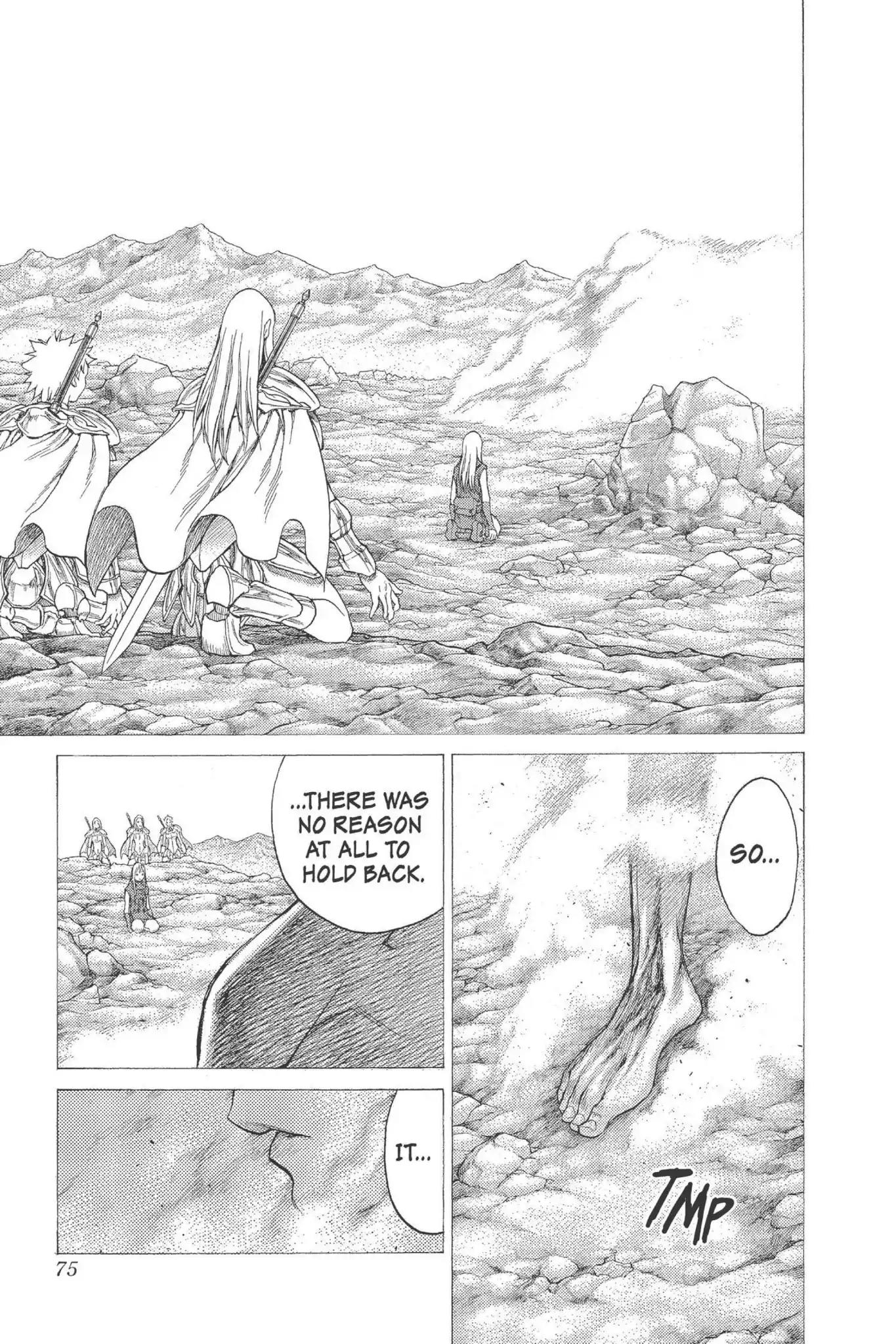 Claymore Chapter 24 page 4 - Chapter 24: Vol.5 Scene 24: Marked for Death, Part 7
