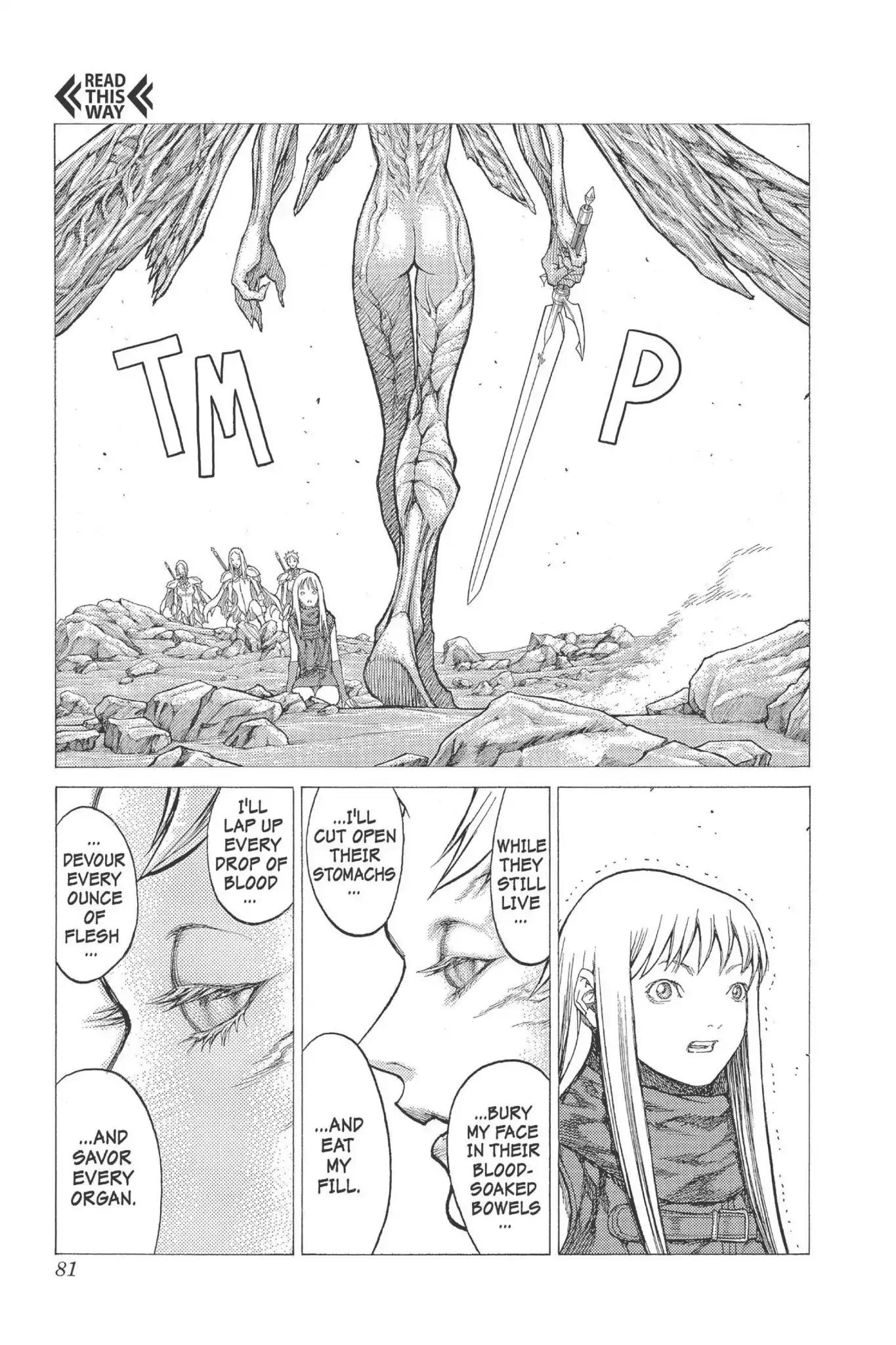 Claymore Chapter 24 page 8 - Chapter 24: Vol.5 Scene 24: Marked for Death, Part 7