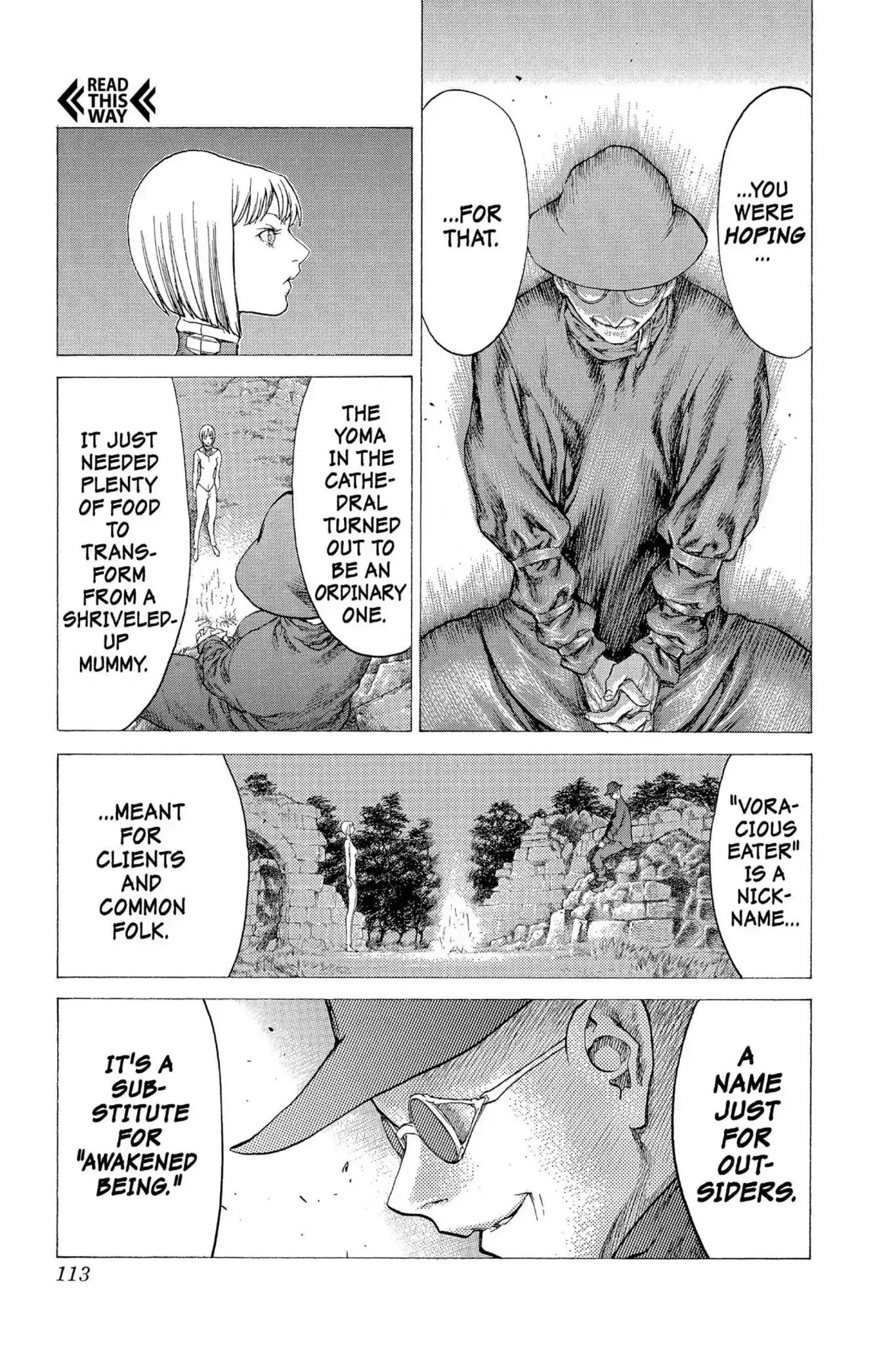 Claymore Chapter 25 page 11 - Chapter 25: Vol.5 Scene 25: The Slashers, Part 1