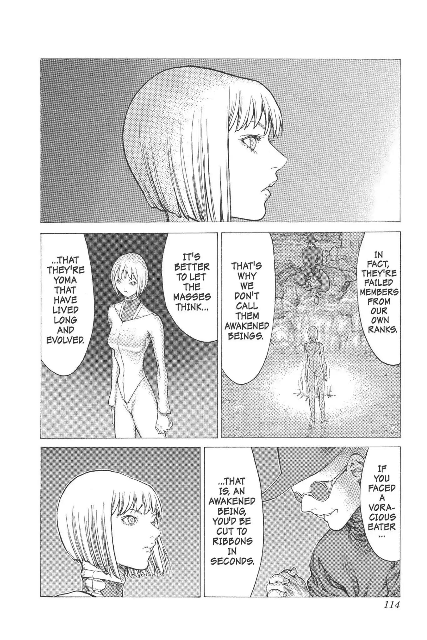 Claymore Chapter 25 page 12 - Chapter 25: Vol.5 Scene 25: The Slashers, Part 1