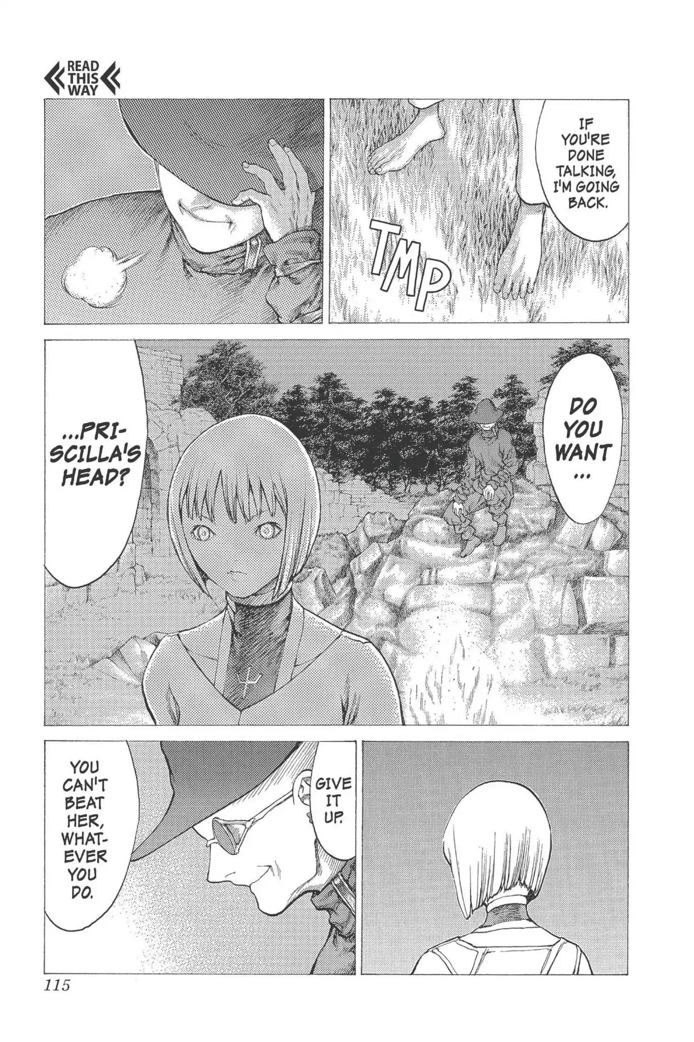 Claymore Chapter 25 page 13 - Chapter 25: Vol.5 Scene 25: The Slashers, Part 1