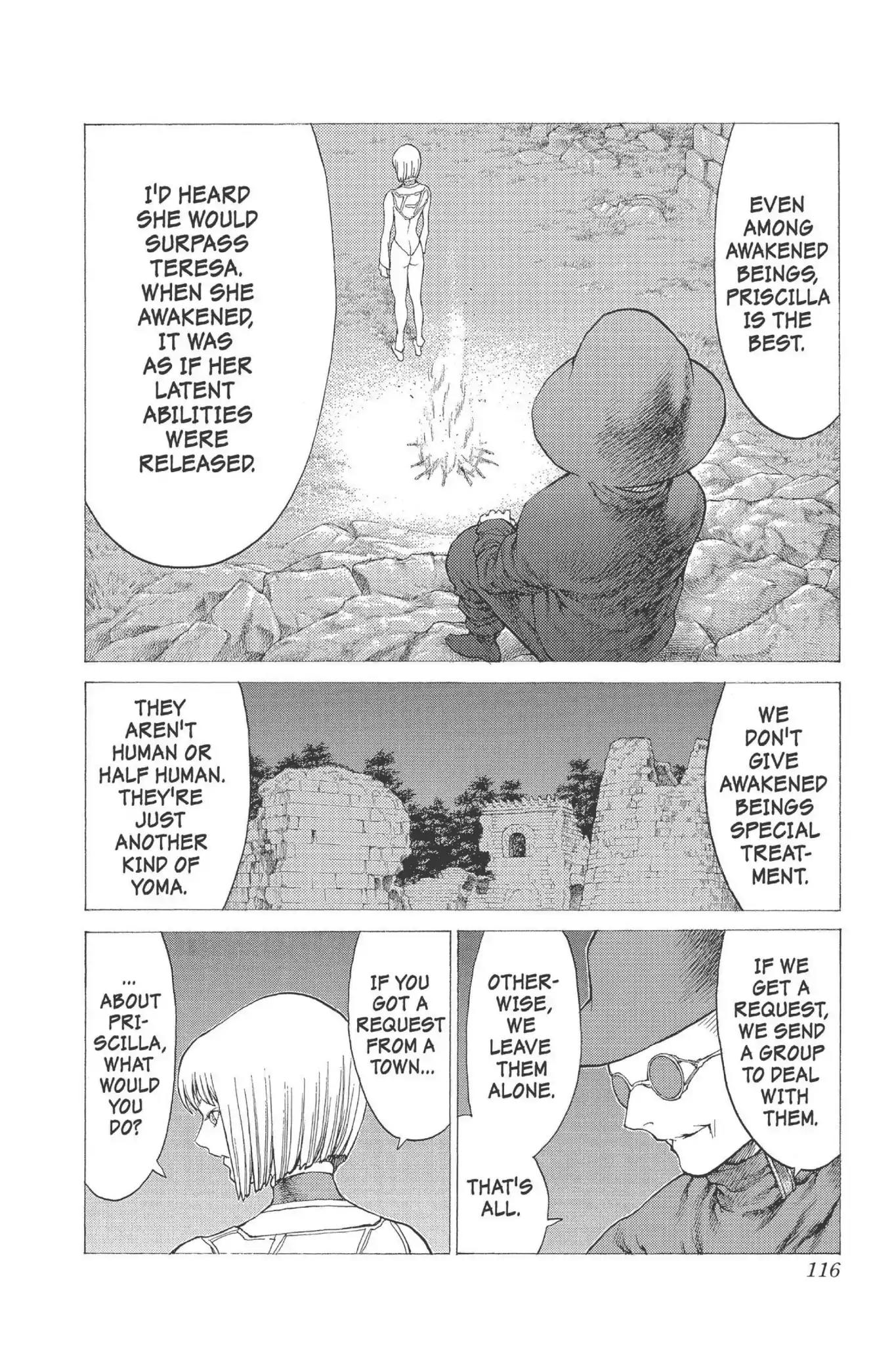 Claymore Chapter 25 page 14 - Chapter 25: Vol.5 Scene 25: The Slashers, Part 1